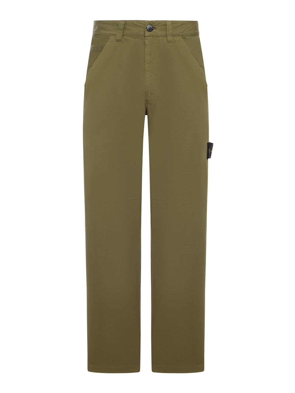 Cotton Trousers With Logo Stone island оригінал – Купити в Україні – боковий вид
