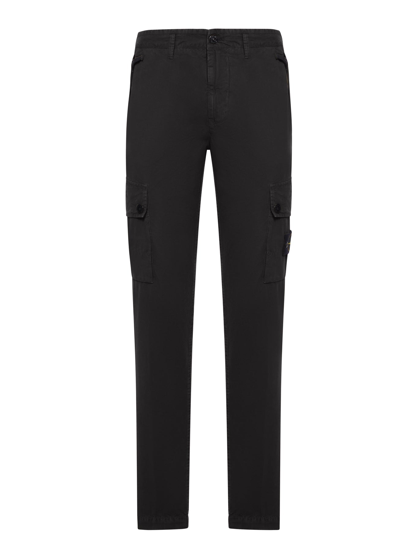 Cotton Trousers With Compass Logo Stone island – Гарантія оригінальності – боковий вид