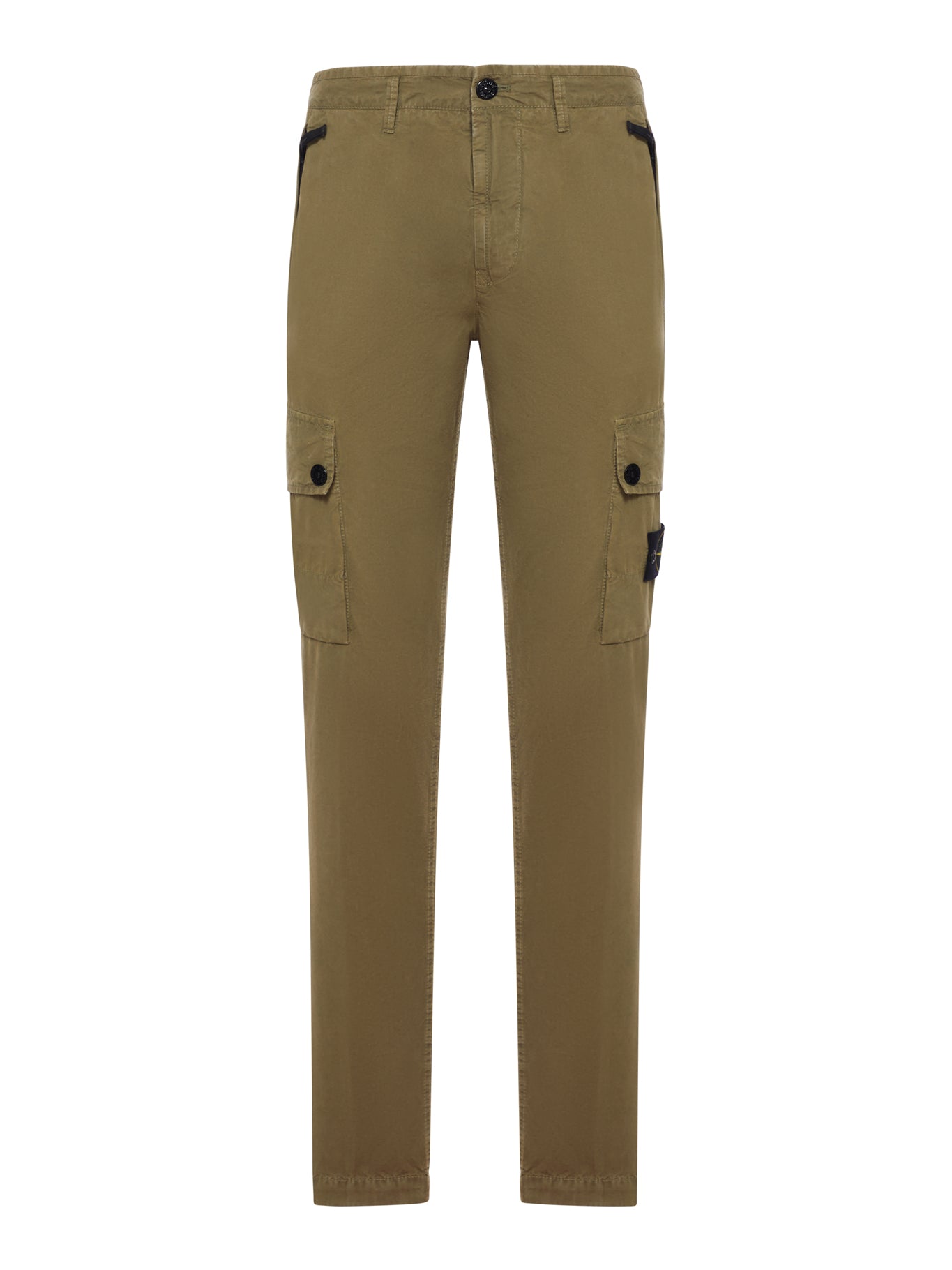 Cotton Trousers With Compass Logo Stone island – Гарантія оригінальності – боковий вид