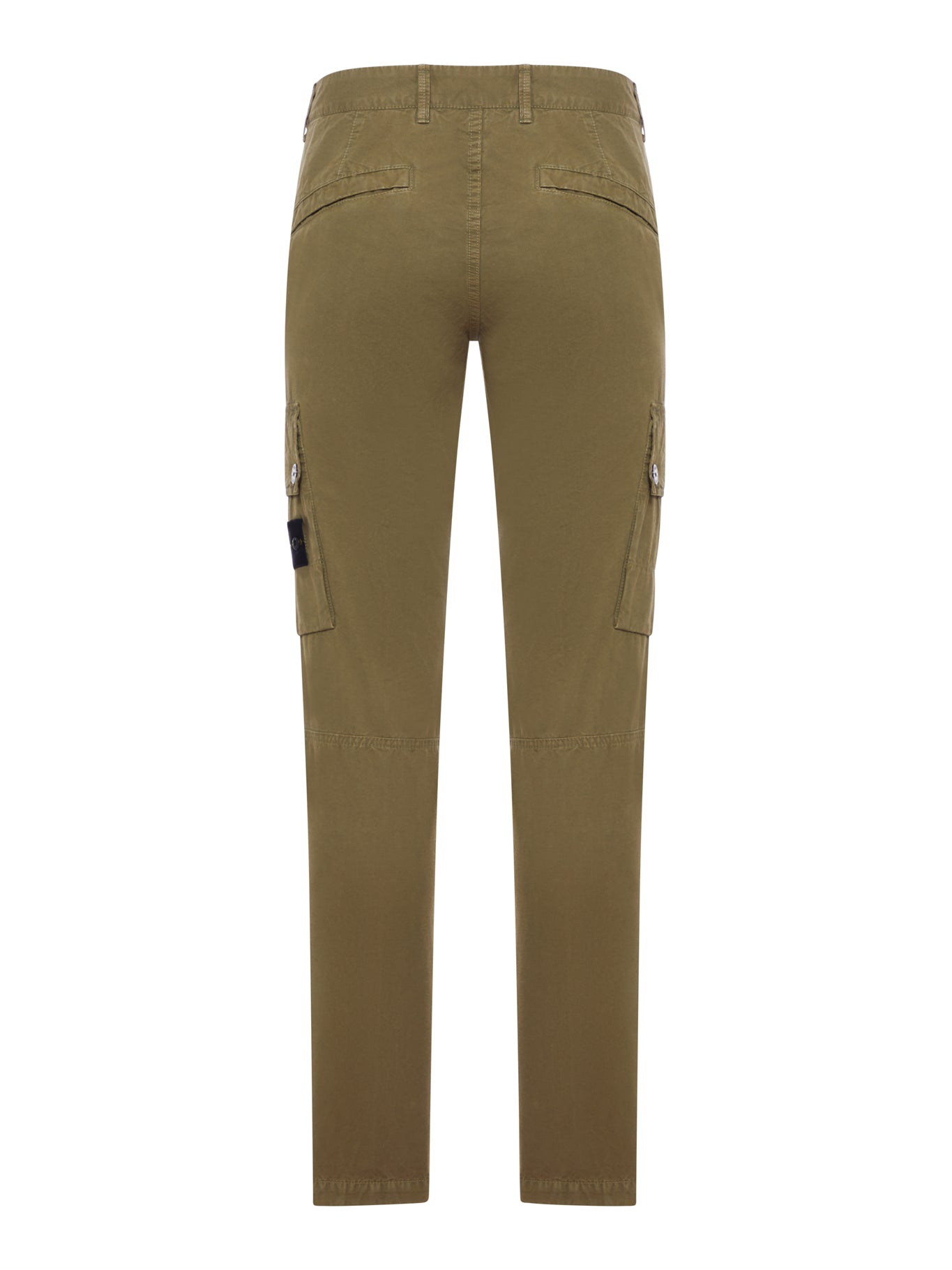 Cotton Trousers With Compass Logo Stone island – Гарантія оригінальності – вид ззаду