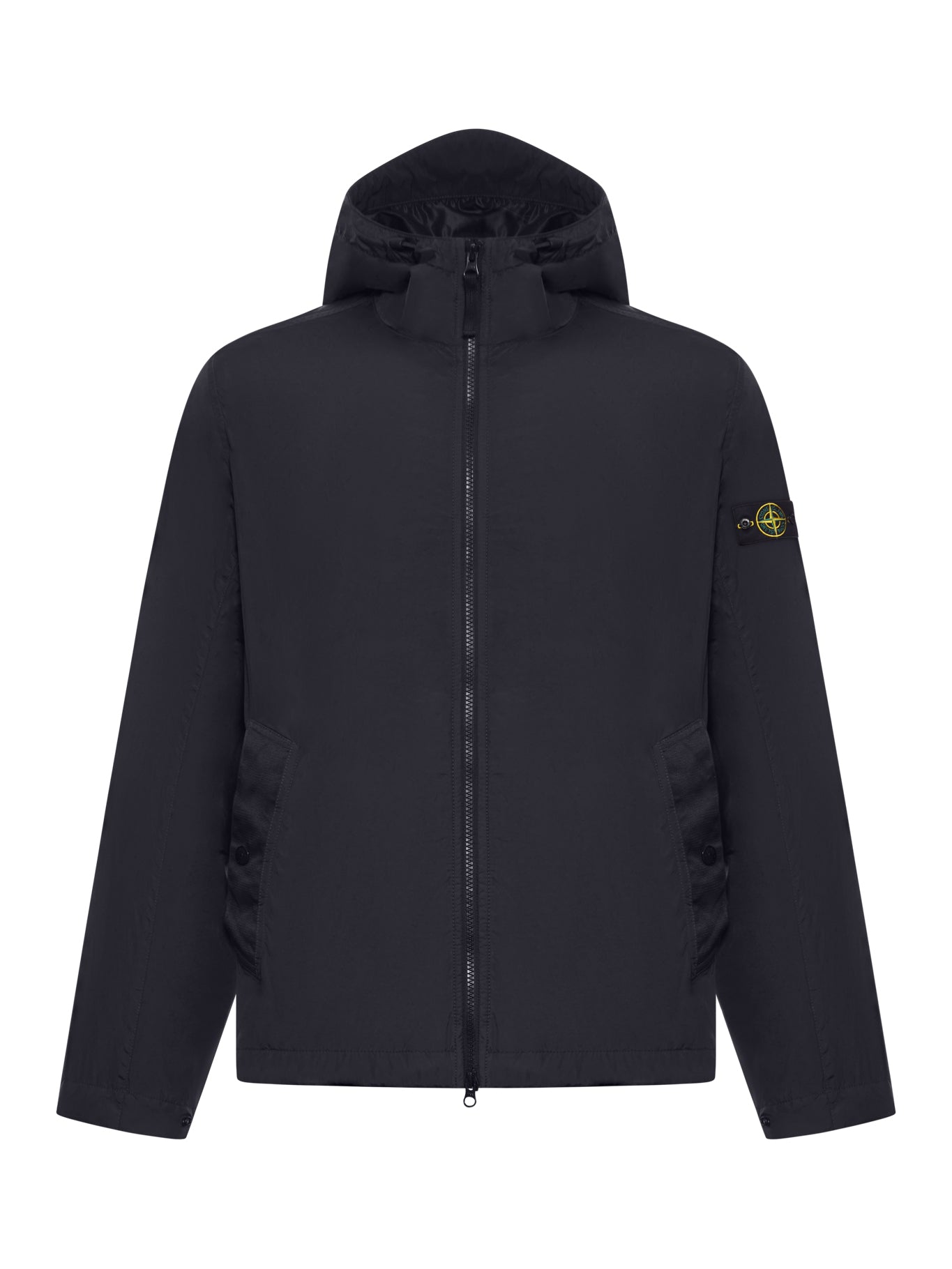 Technical Fabric Jacket With Compass Logo Stone island – Гарантія оригінальності – боковий вид