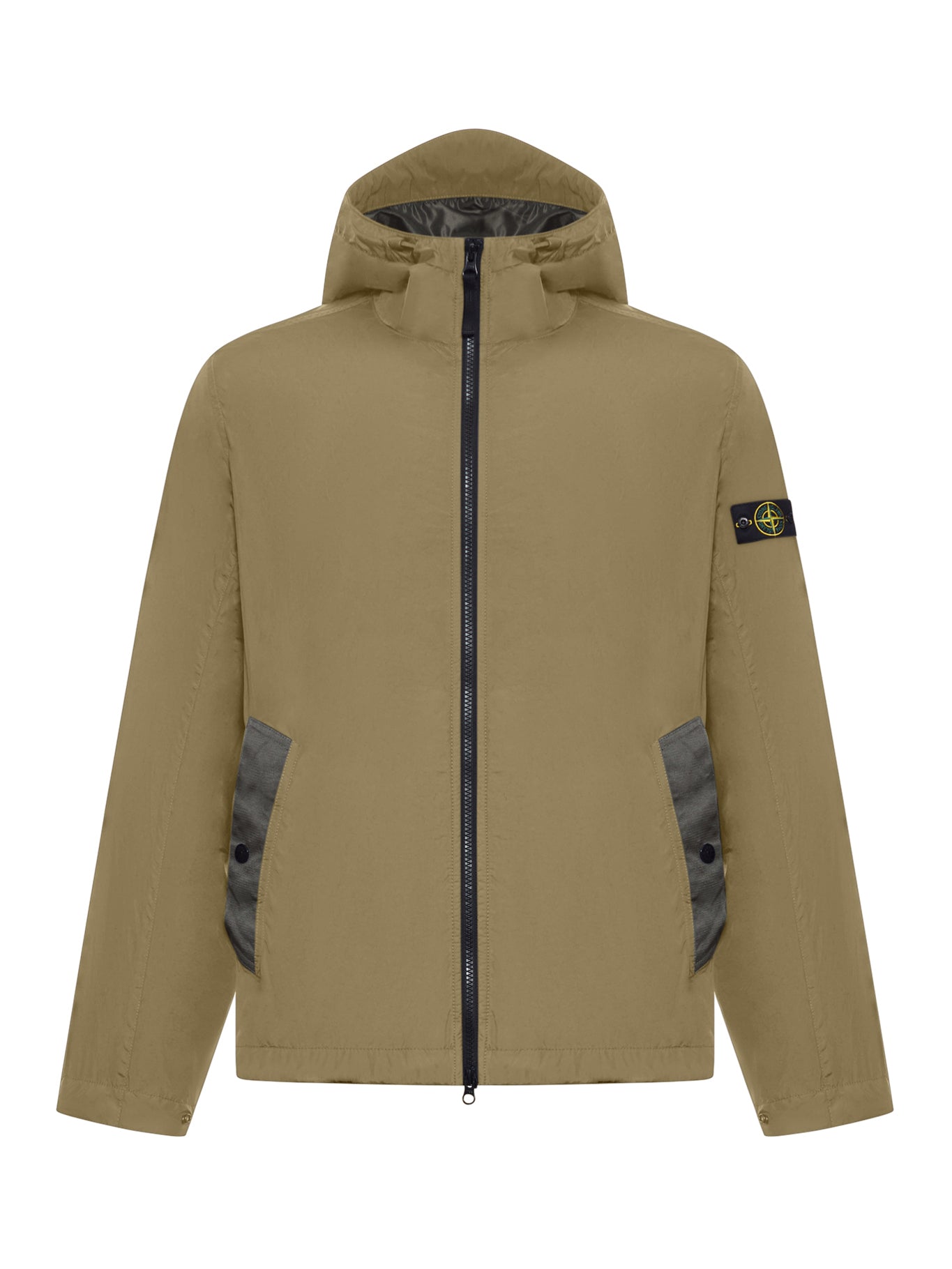 Technical Fabric Jacket With Compass Logo Stone island – Гарантія оригінальності – боковий вид