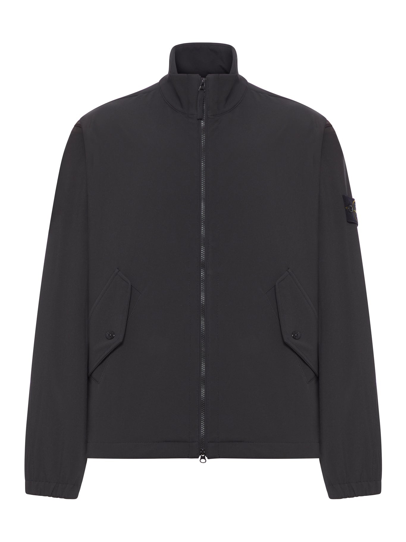 Jacket With Stiff Collar In Technical Material Stone island – Гарантія оригінальності – боковий вид