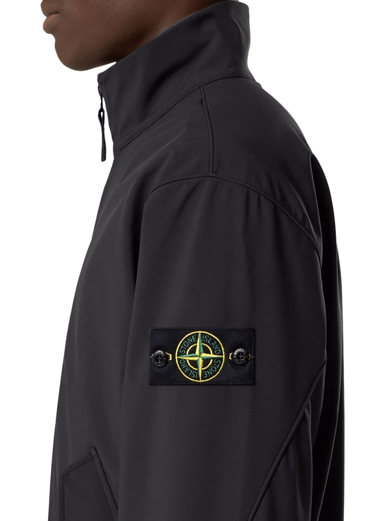 Jacket With Stiff Collar In Technical Material Stone island – Гарантія оригінальності – збільшений вид