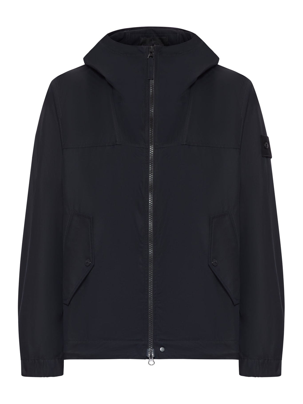 Оригінальна Overshirt With Zip And Hood Stone island – боковий вид