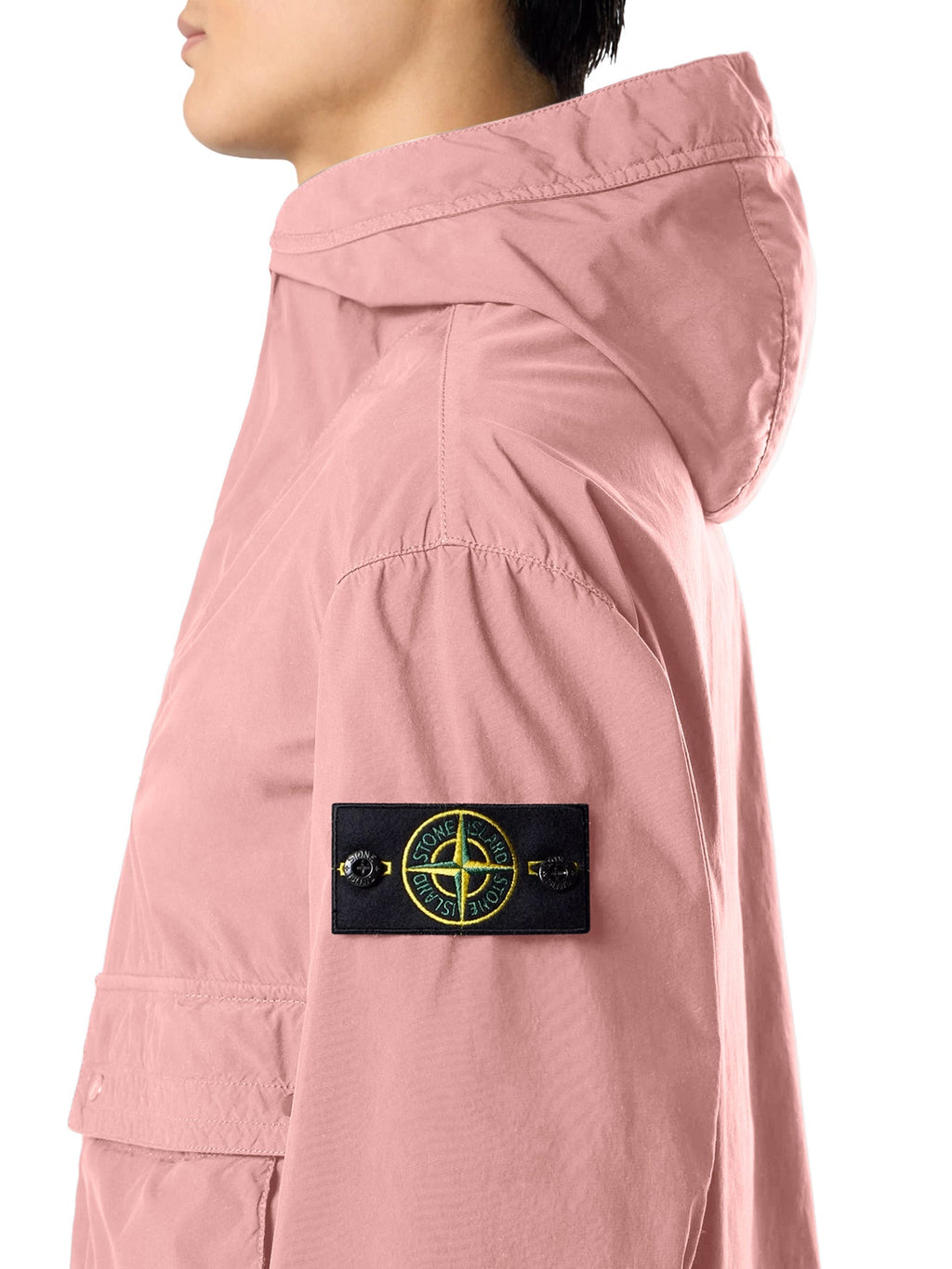 Hooded Jacket In Drop-Resistant Technical Fabric Stone island оригінал – Купити в Україні – збільшений вид