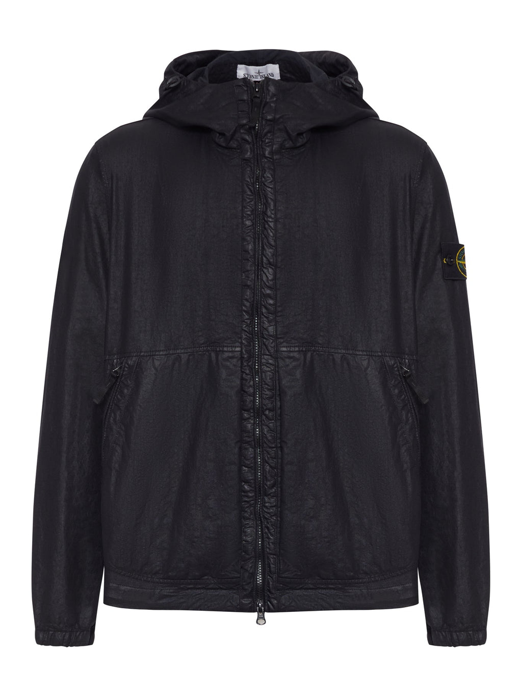 Оригінальна Technical Fabric Jacket With Hood And Zip Stone island – боковий вид