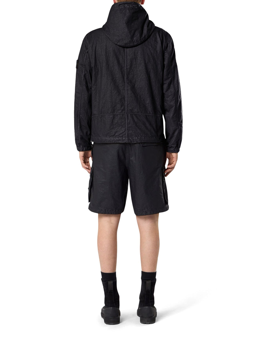 Оригінальна Technical Fabric Jacket With Hood And Zip Stone island – детальний вид