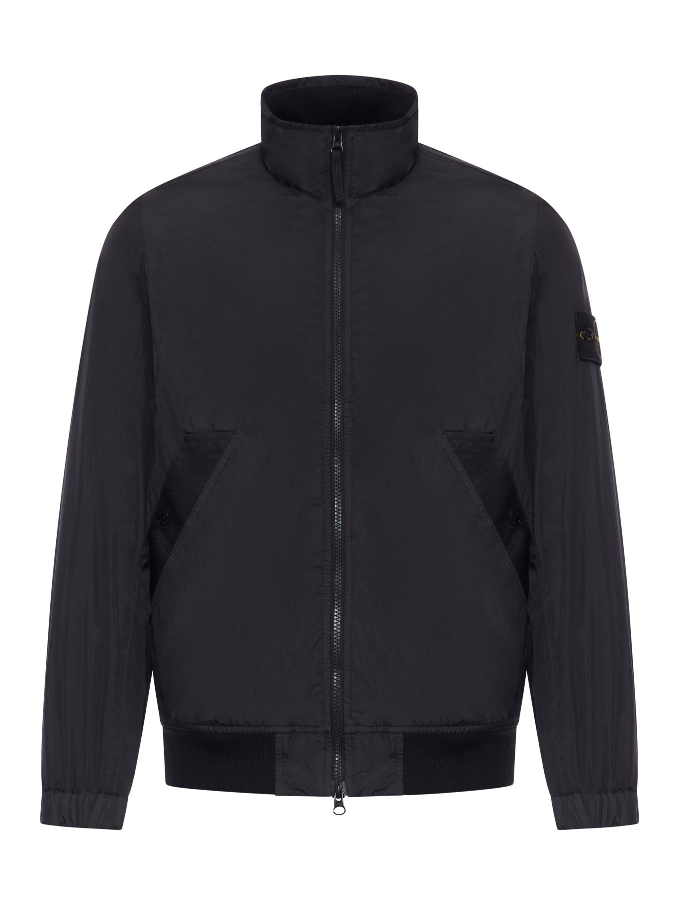 Technical Fabric Jacket With Compass Logo Stone island – Гарантія оригінальності – боковий вид