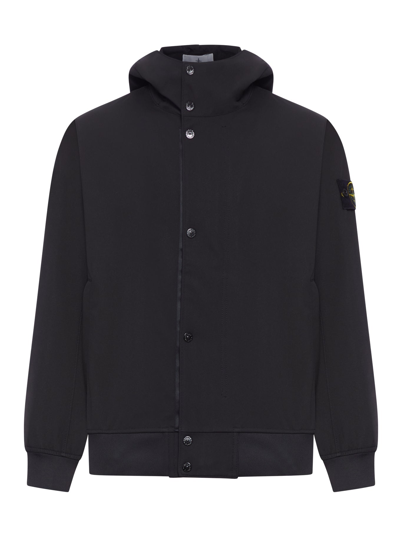 Technical Fabric Jacket With Compass Logo Stone island – Гарантія оригінальності – боковий вид