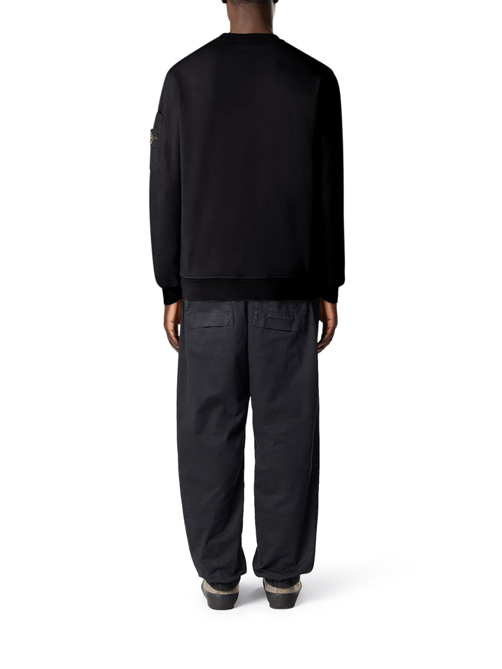 Оригінальна Regular Fit Crew Neck Sweatshirt With Seasonal Pocket Stone island – детальний вид
