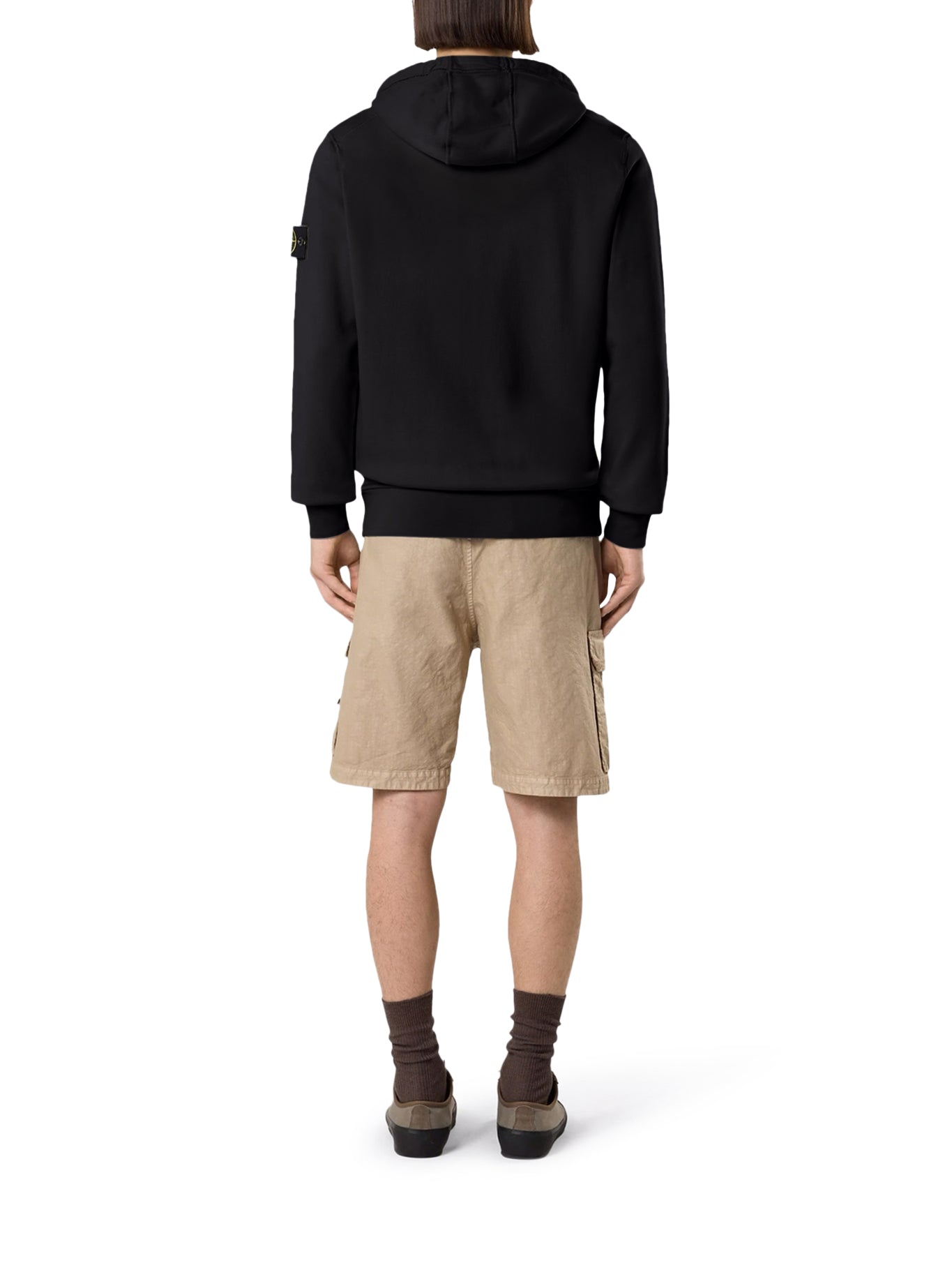 Organic Cotton Zip-Up Hoodie Stone island – Гарантія оригінальності – детальний вид