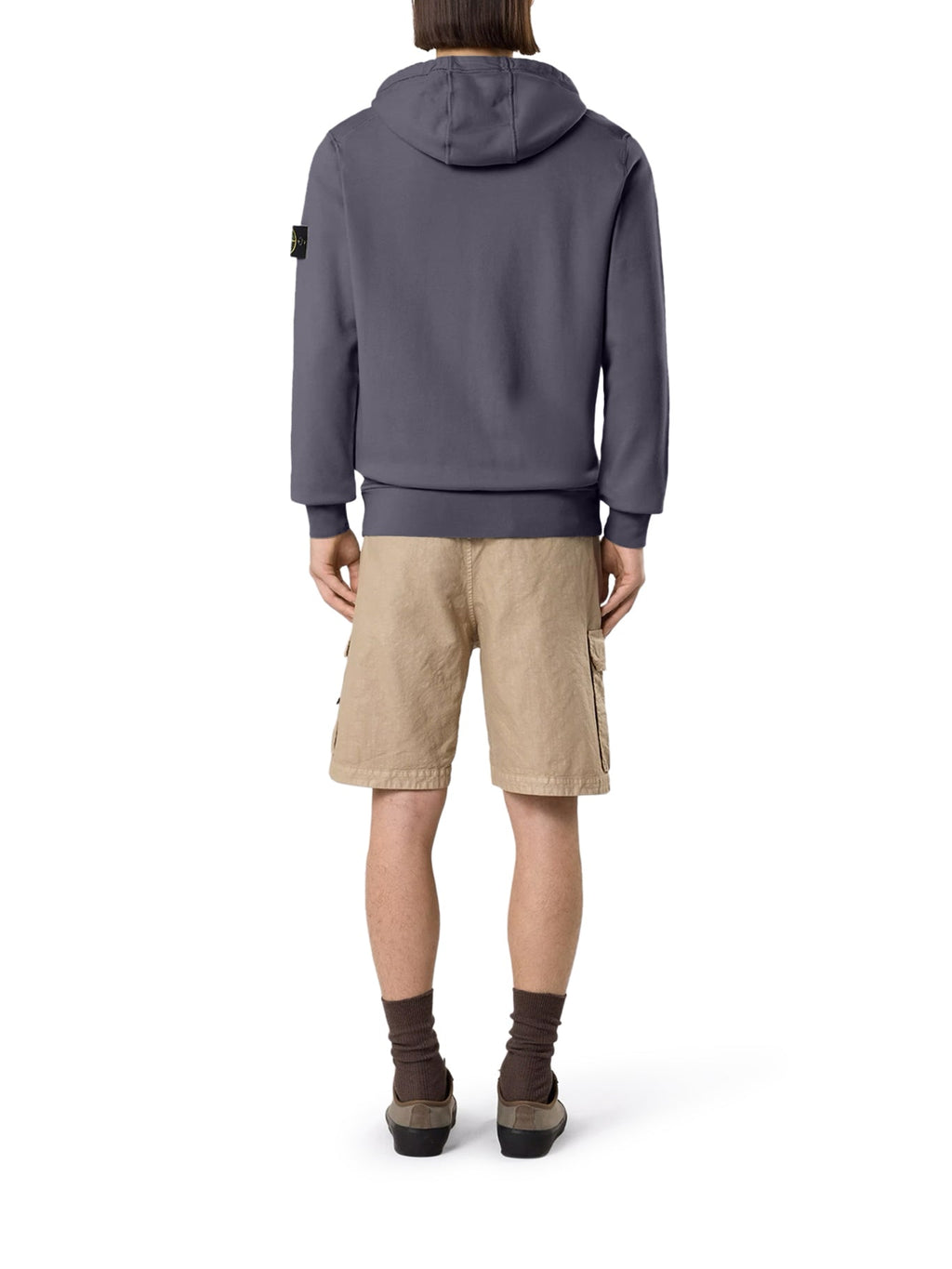 Organic Cotton Zip-Up Hoodie Stone island – Гарантія оригінальності – детальний вид