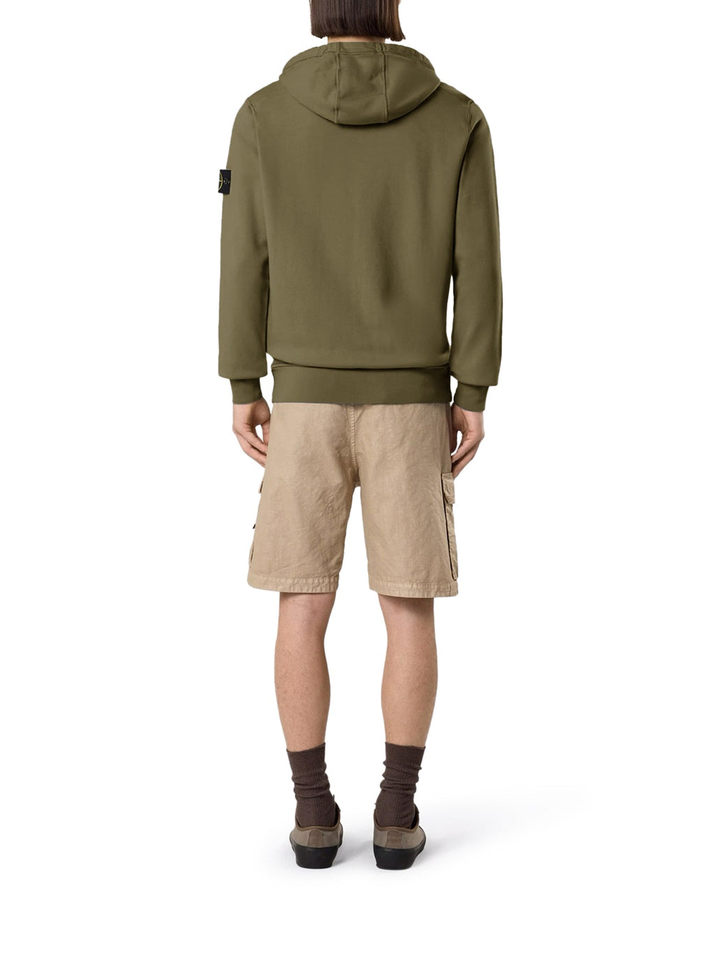 Organic Cotton Zip-Up Hoodie Stone island – Гарантія оригінальності – детальний вид