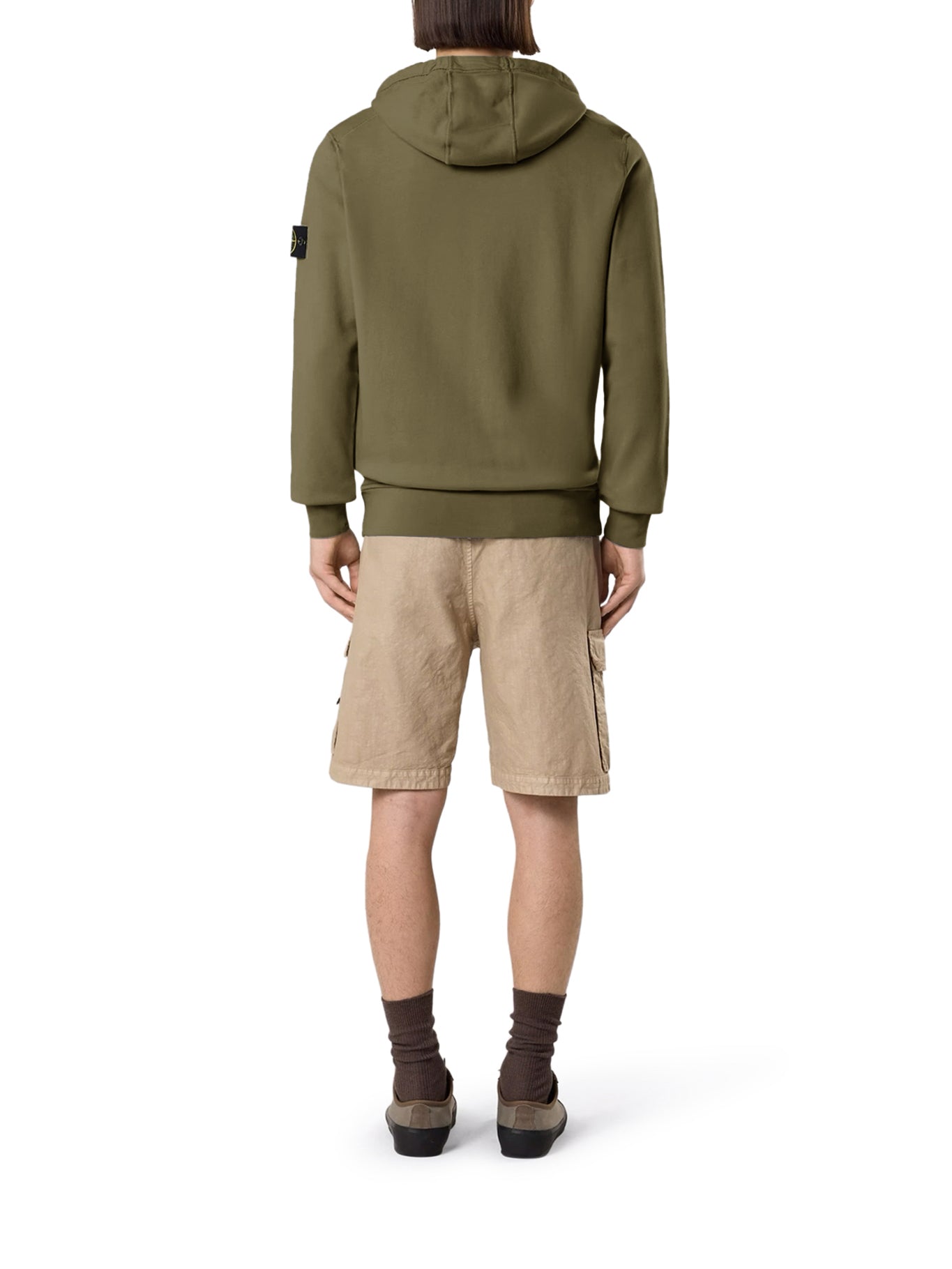 Organic Cotton Zip-Up Hoodie Stone island – Гарантія оригінальності – детальний вид