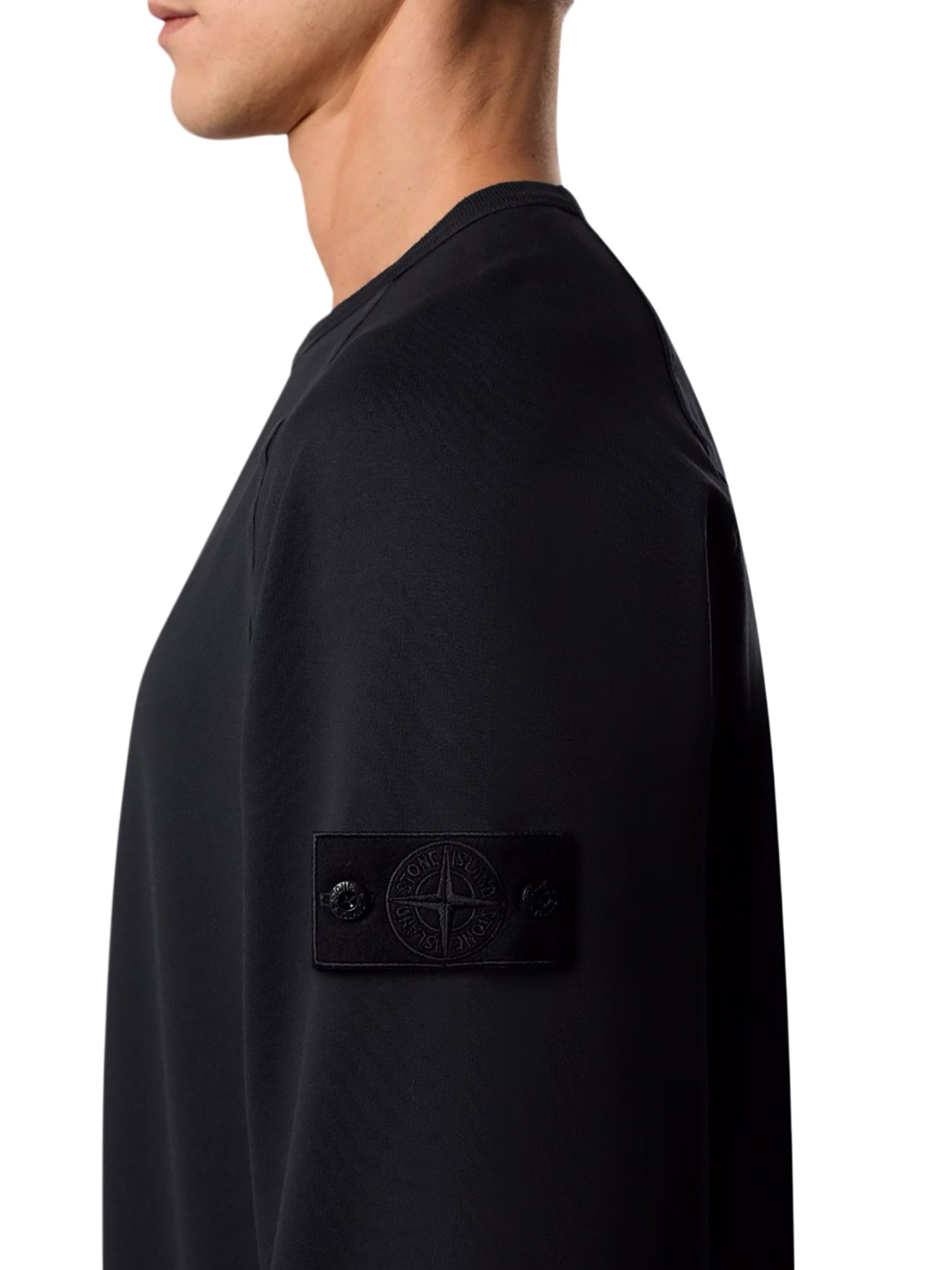 Compass Ghost Logo Crew Neck Sweatshirt Stone island оригінал – Купити в Україні – збільшений вид