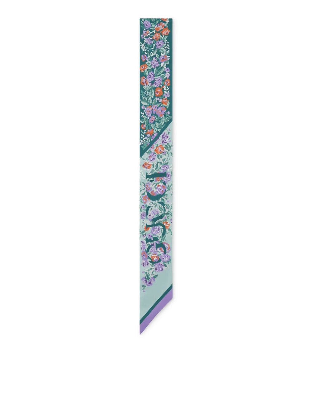 Printed Silk Twill Ribbon Gucci – Гарантія оригінальності – боковий вид
