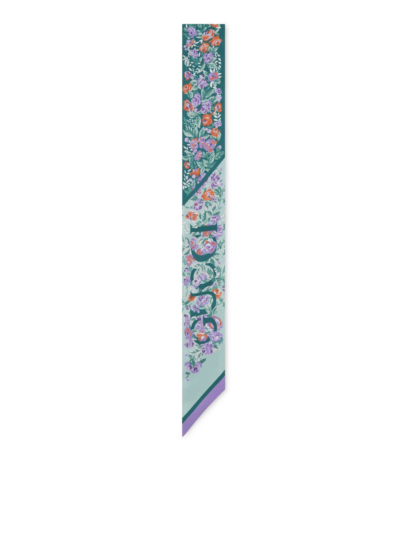 Printed Silk Twill Ribbon Gucci – Гарантія оригінальності – боковий вид