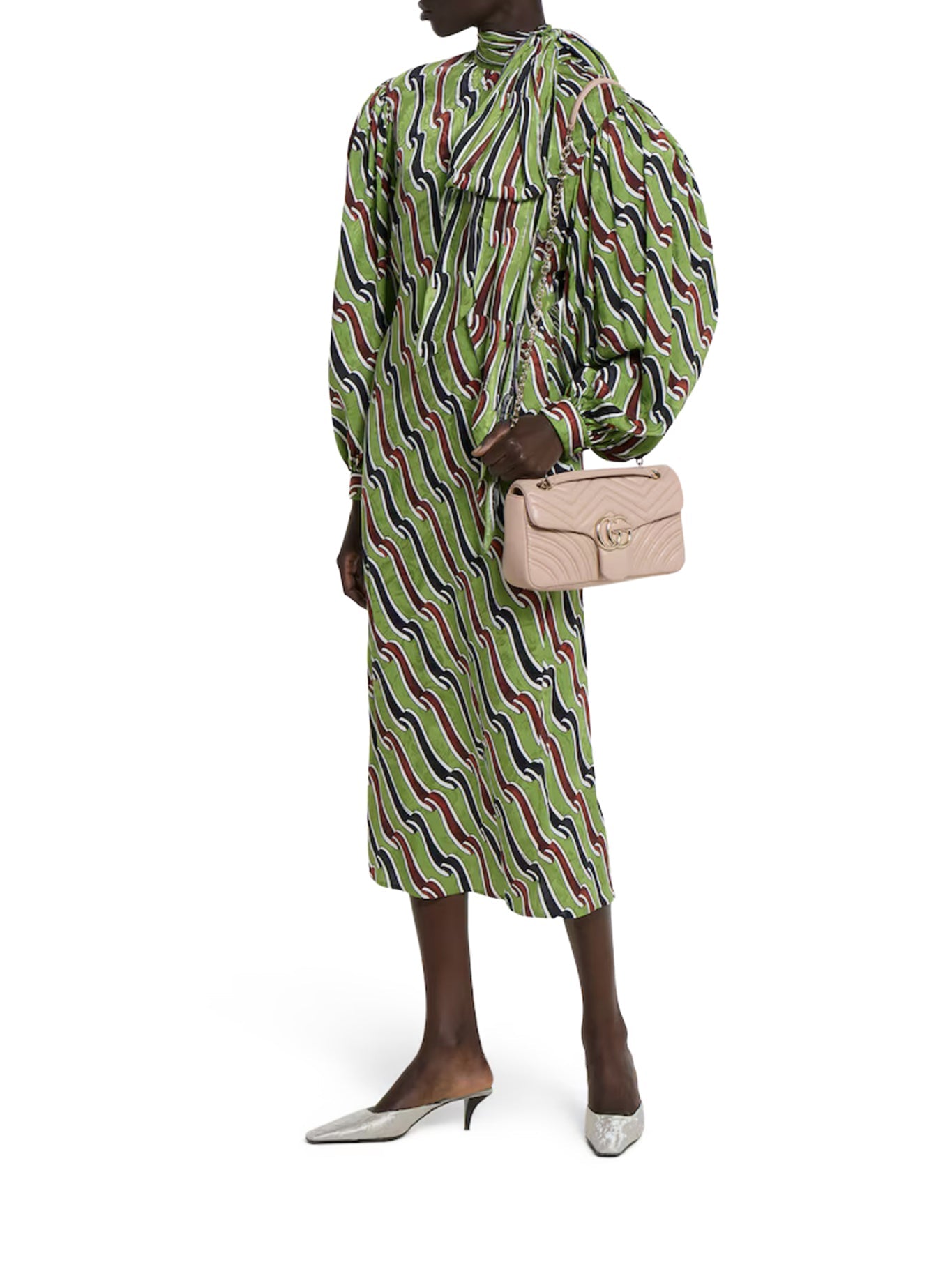 Оригінальна Gg Marmont Medium Shoulder Bag Gucci – вид ззаду