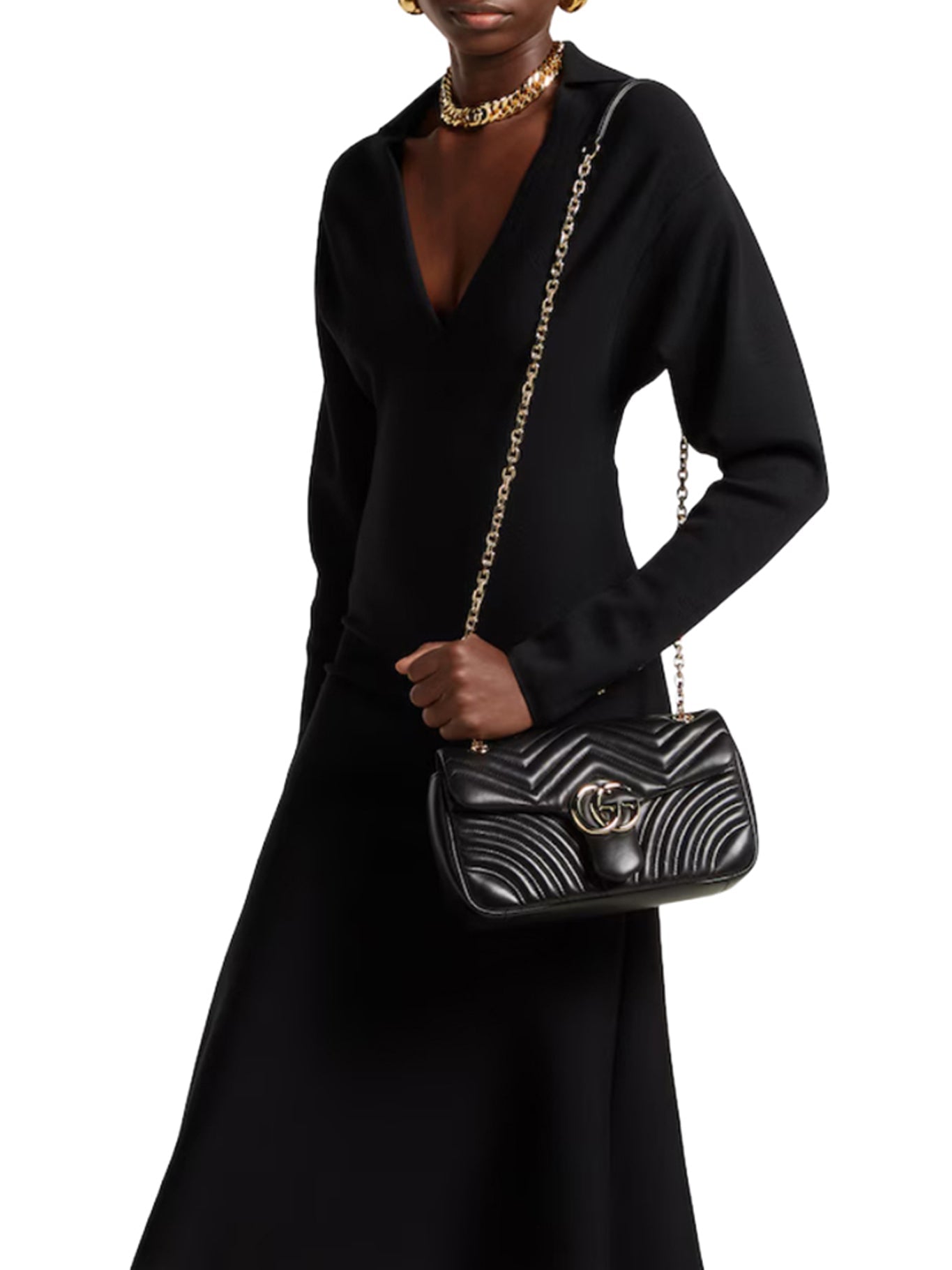 Оригінальна Gg Marmont Medium Shoulder Bag Gucci – детальний вид
