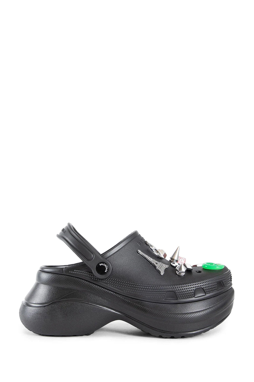Оригінальна Crocs Collaboration Mule Jibbitz Balenciaga – боковий вид