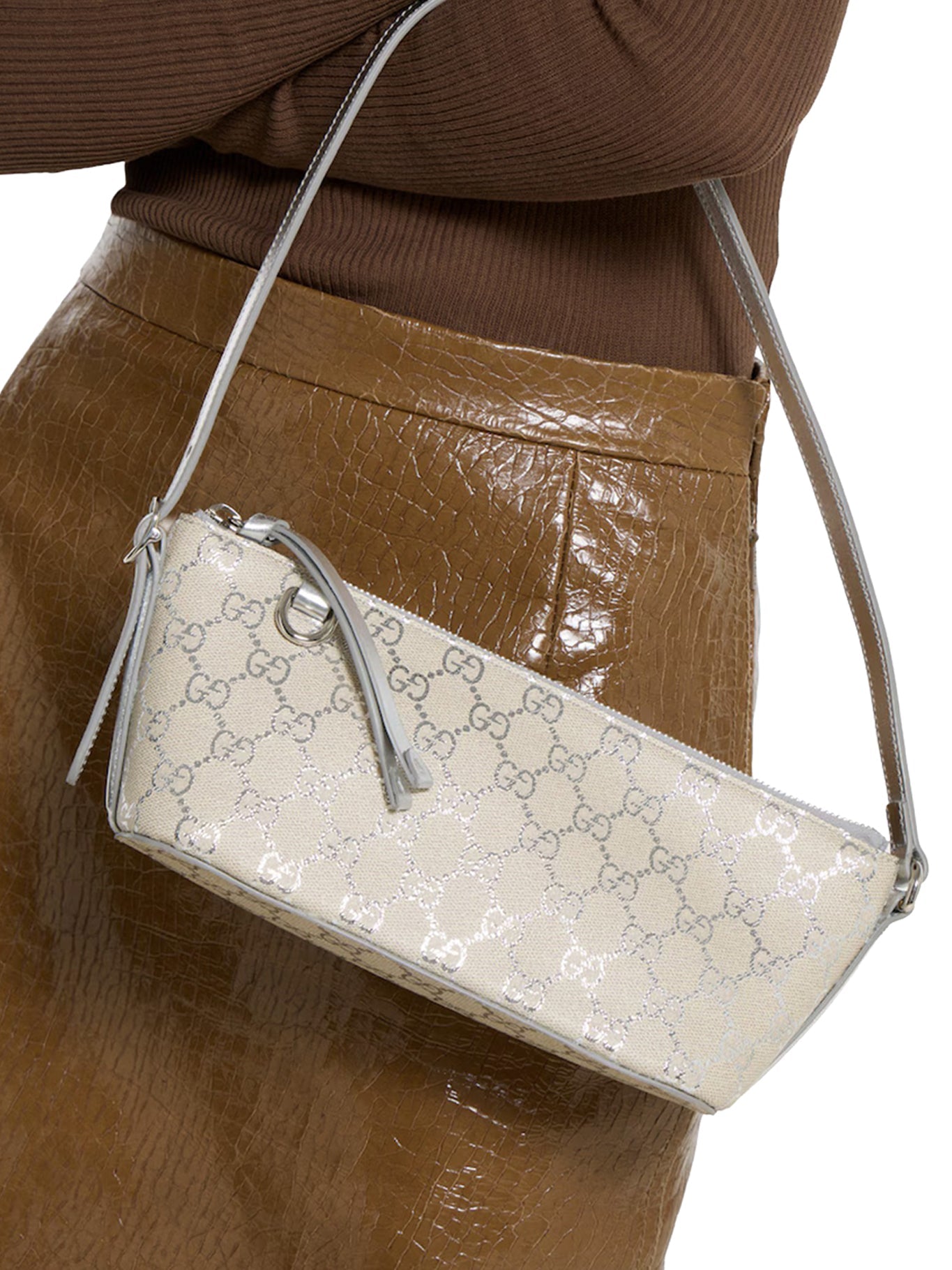 Оригінальна Small Gg Emblem Shoulder Bag Gucci – детальний вид