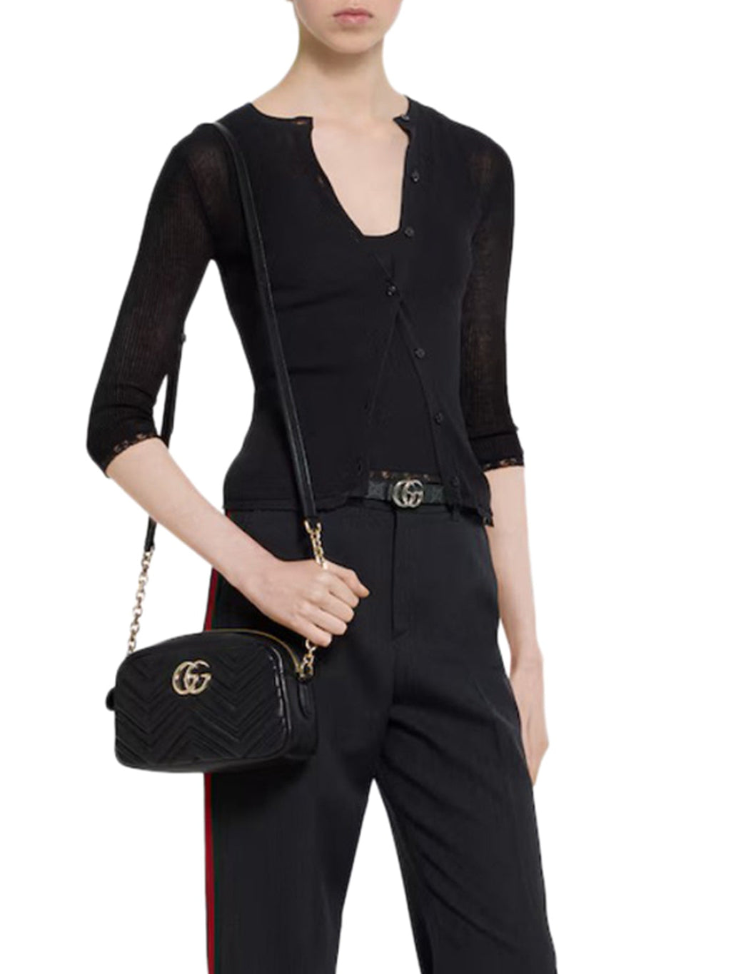 Оригінальна Gg Marmont Small Camera Bag Gucci – детальний вид