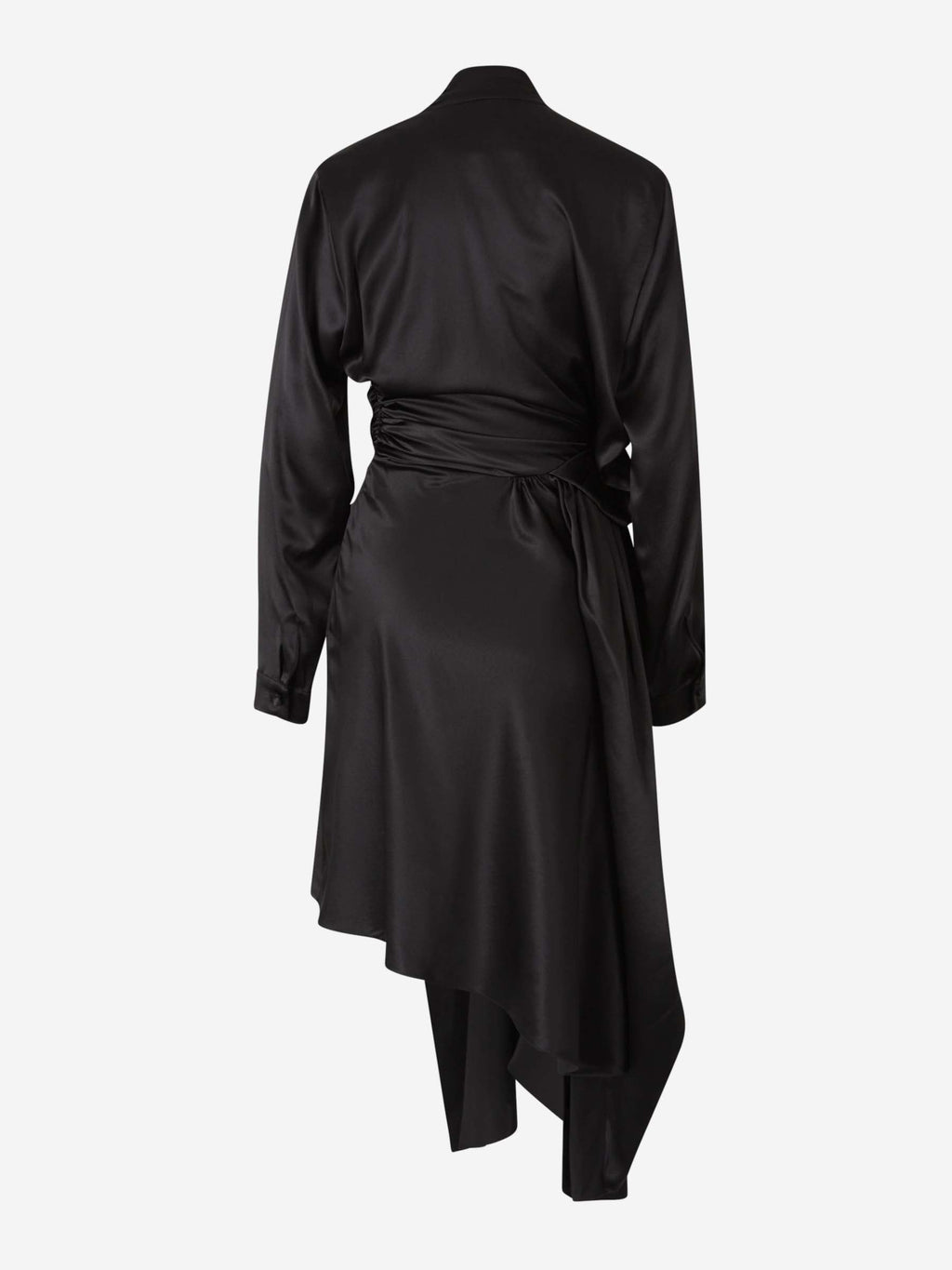 Silk Maxi Dress Balenciaga оригінал – Купити в Україні – вид ззаду