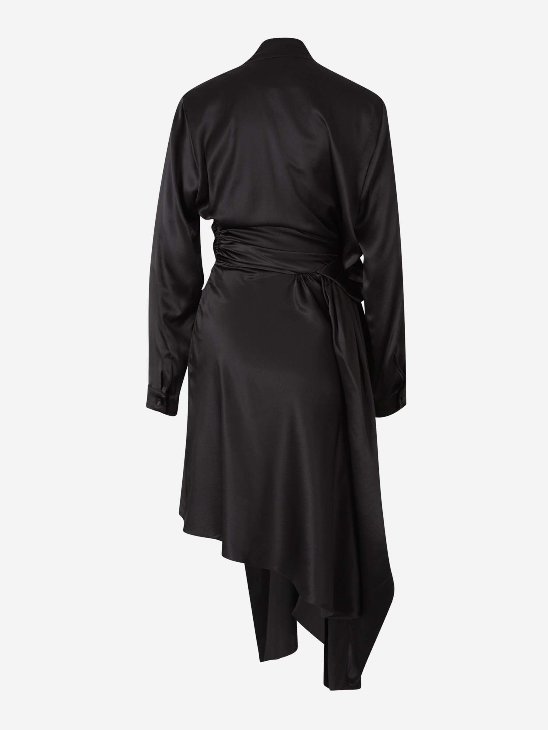 Silk Maxi Dress Balenciaga оригінал – Купити в Україні – вид ззаду