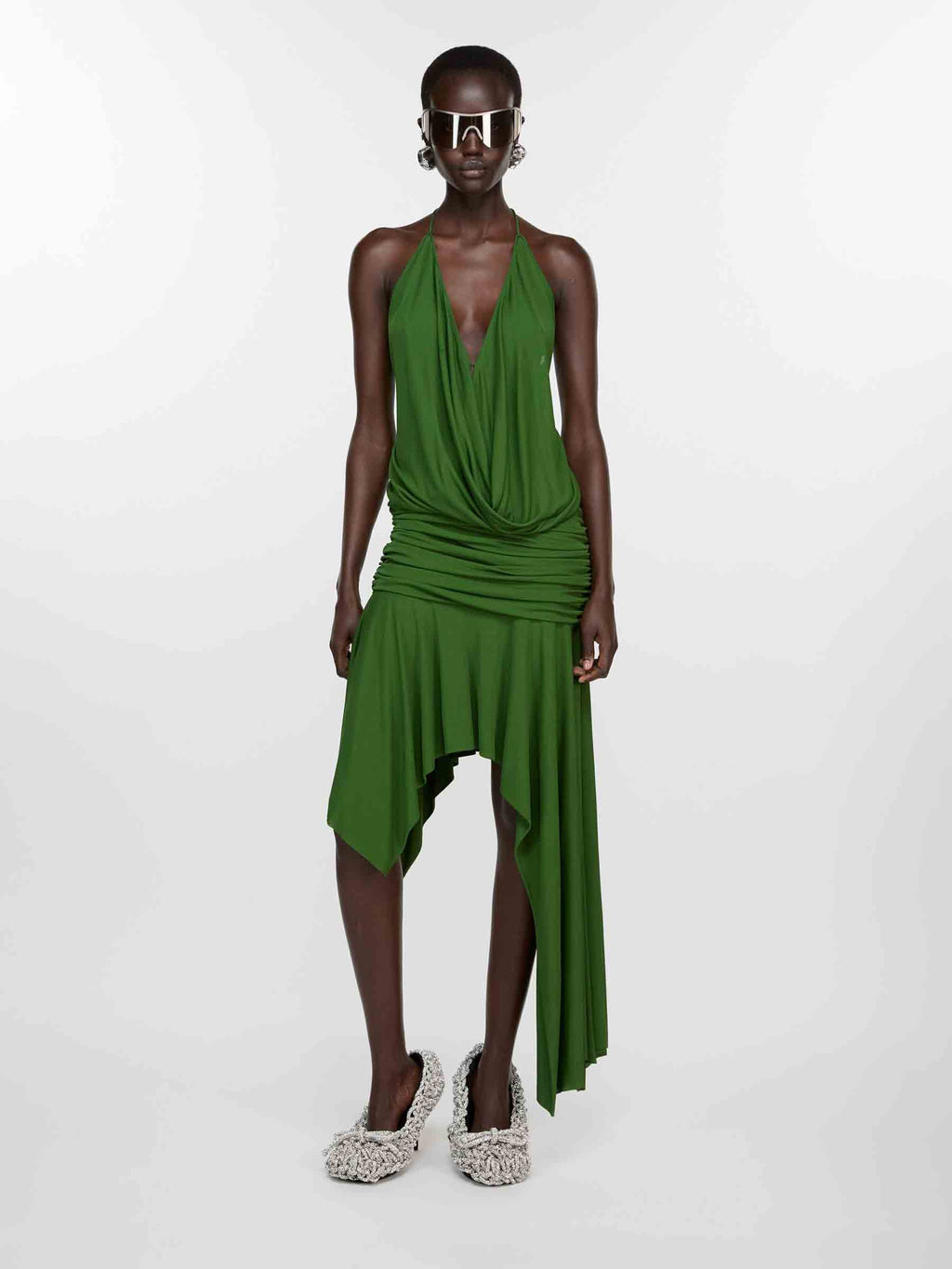 Ruched MIDI Dress Acne studios оригінал – Купити в Україні – боковий вид