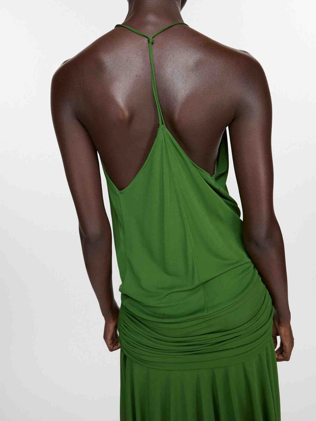 Ruched MIDI Dress Acne studios оригінал – Купити в Україні – вид ззаду