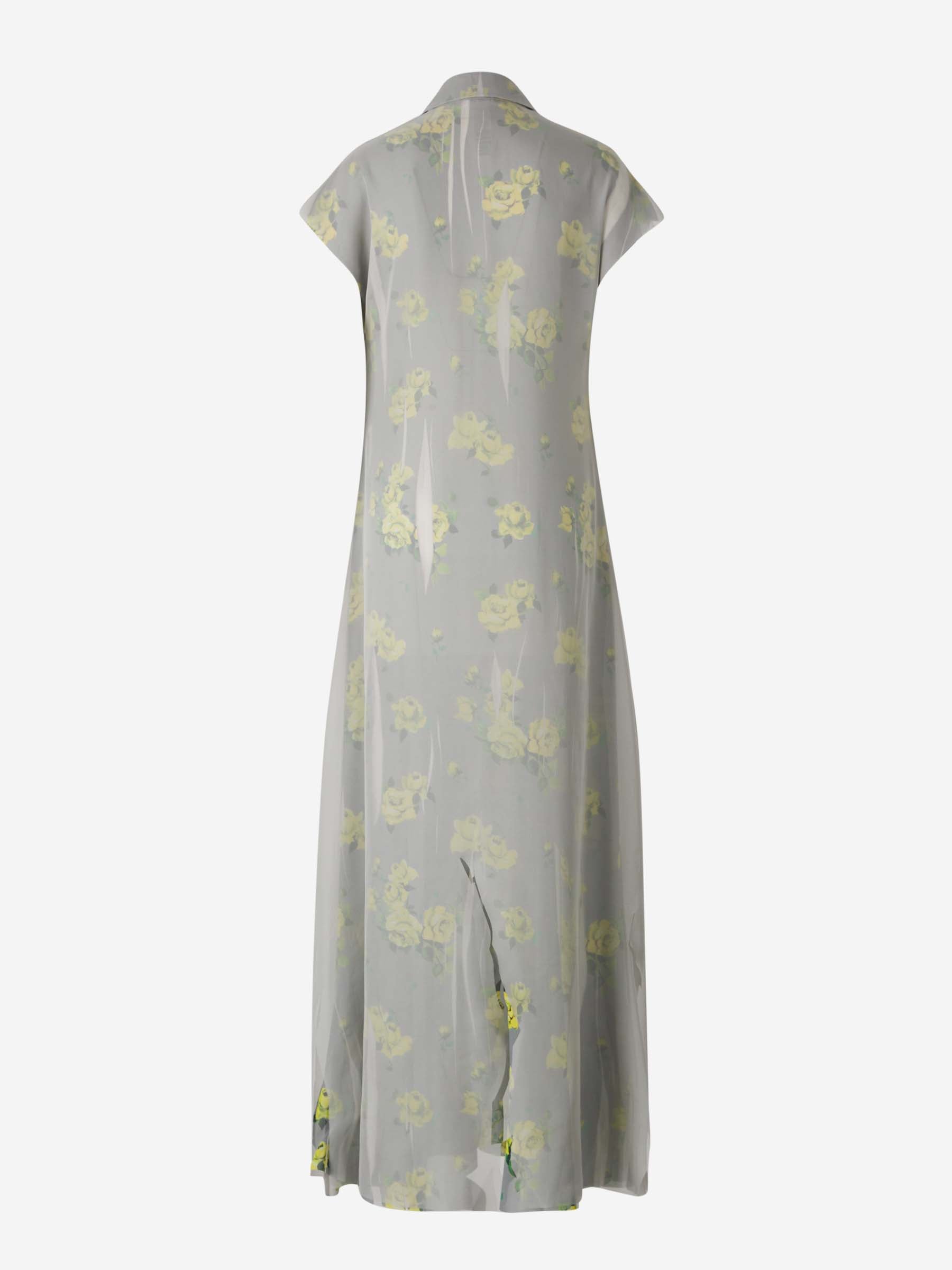 Оригінальна Layered Maxi Dress Acne studios – вид ззаду