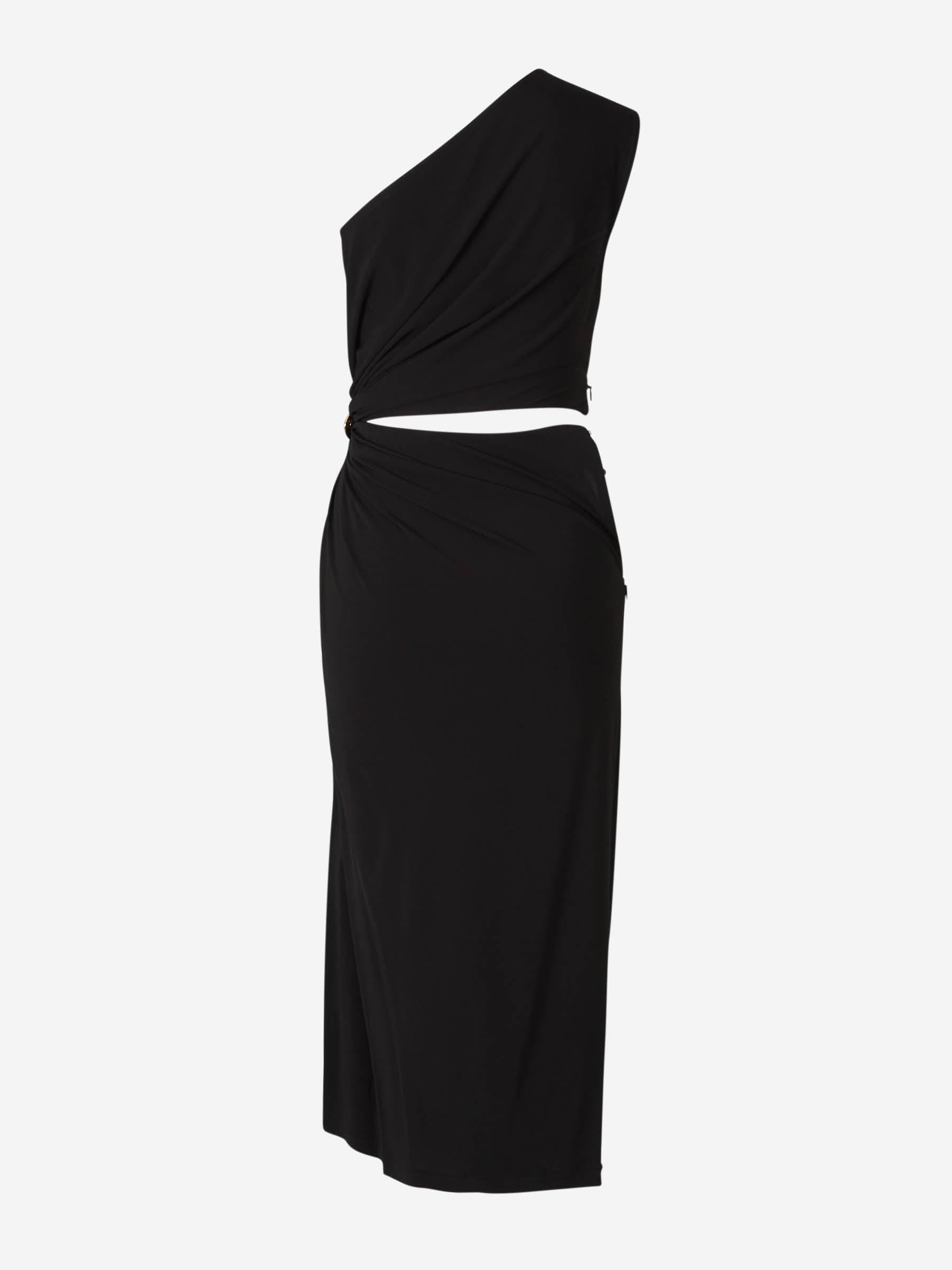 Оригінальна Viscose And Crepe MIDI Dress Bottega veneta – збільшений вид