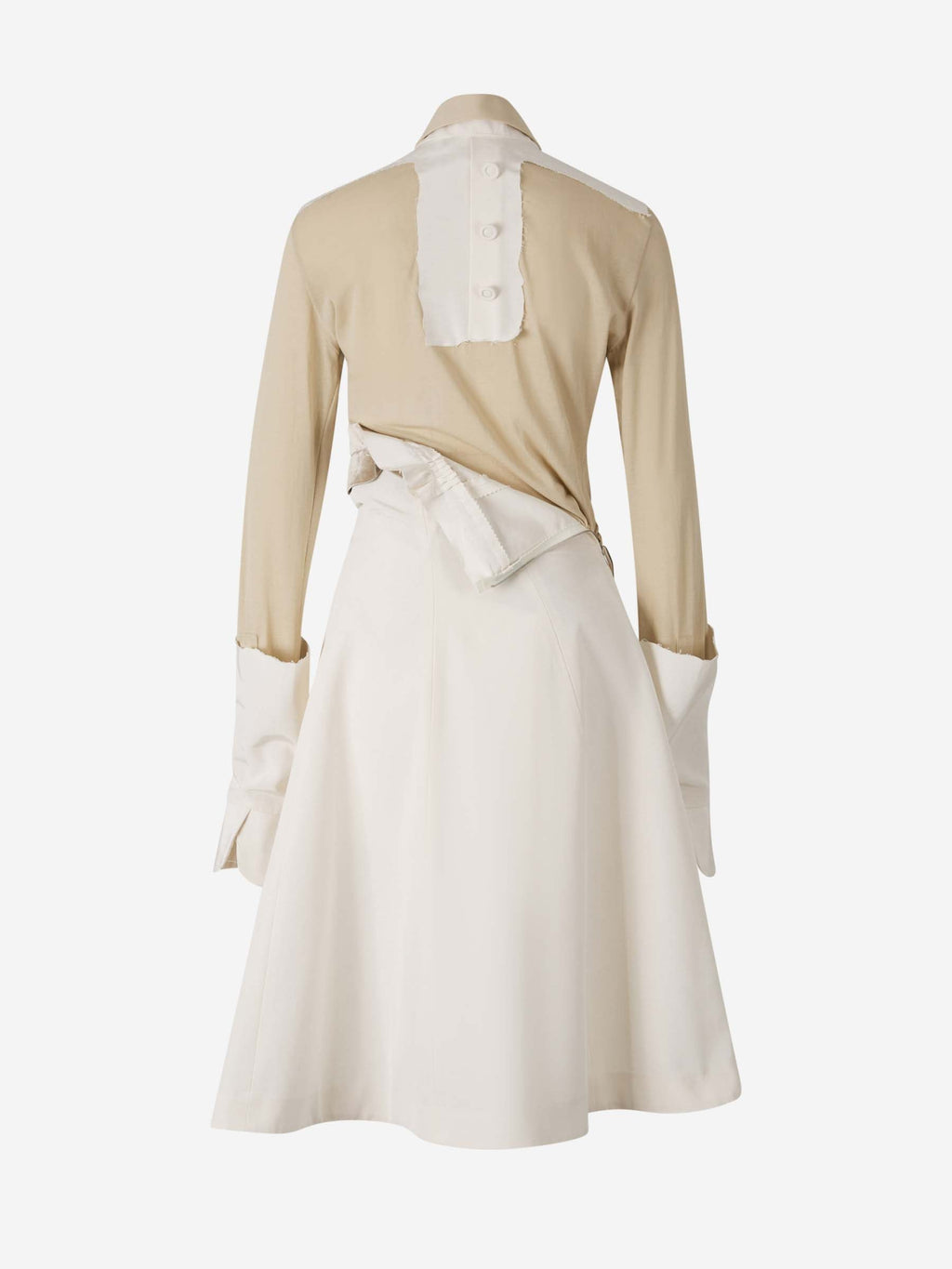 Layered MIDI Dress Maison margiela – Гарантія оригінальності – вид ззаду