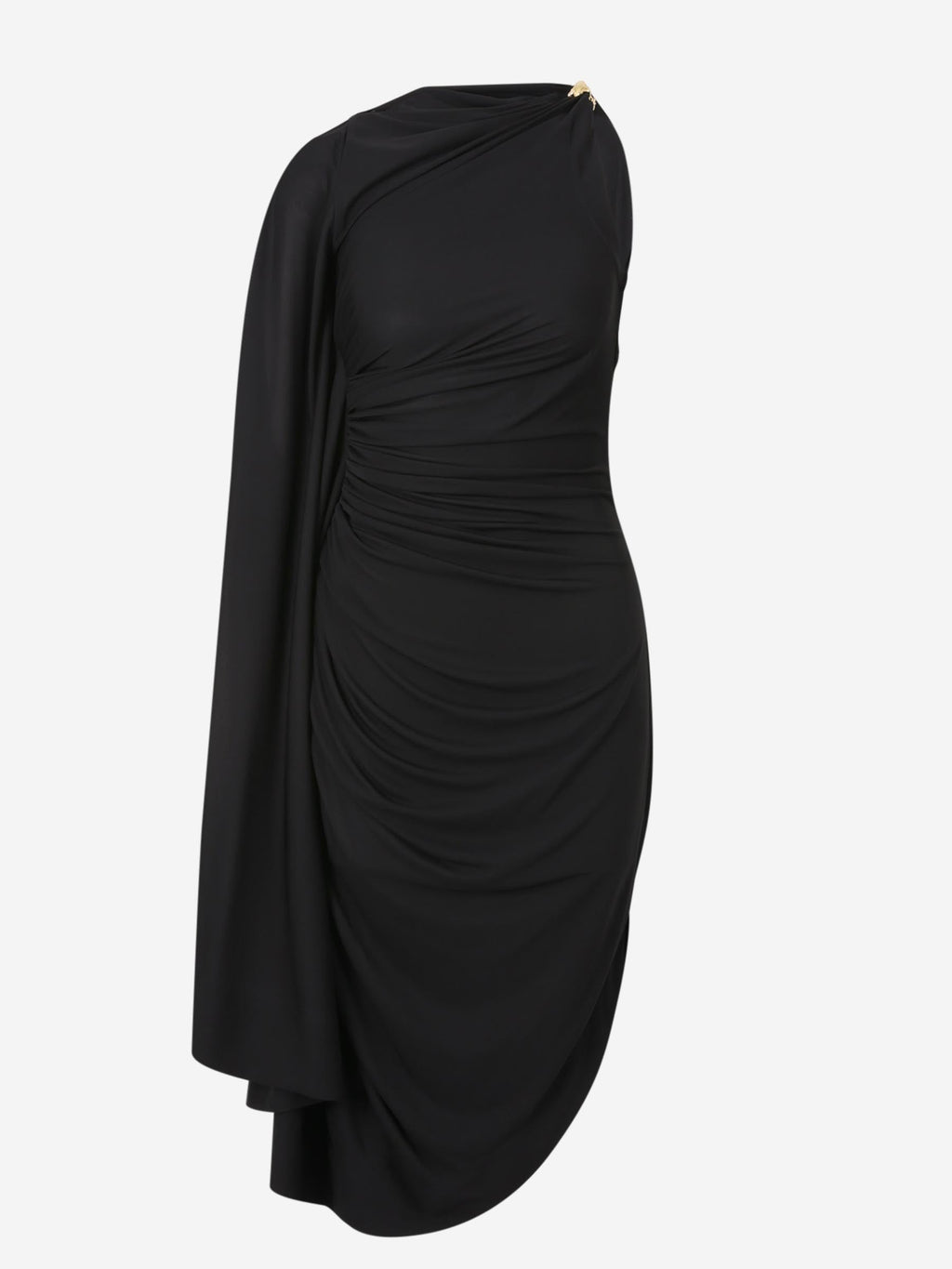 Draped MIDI Dress Bottega veneta – Гарантія оригінальності – боковий вид