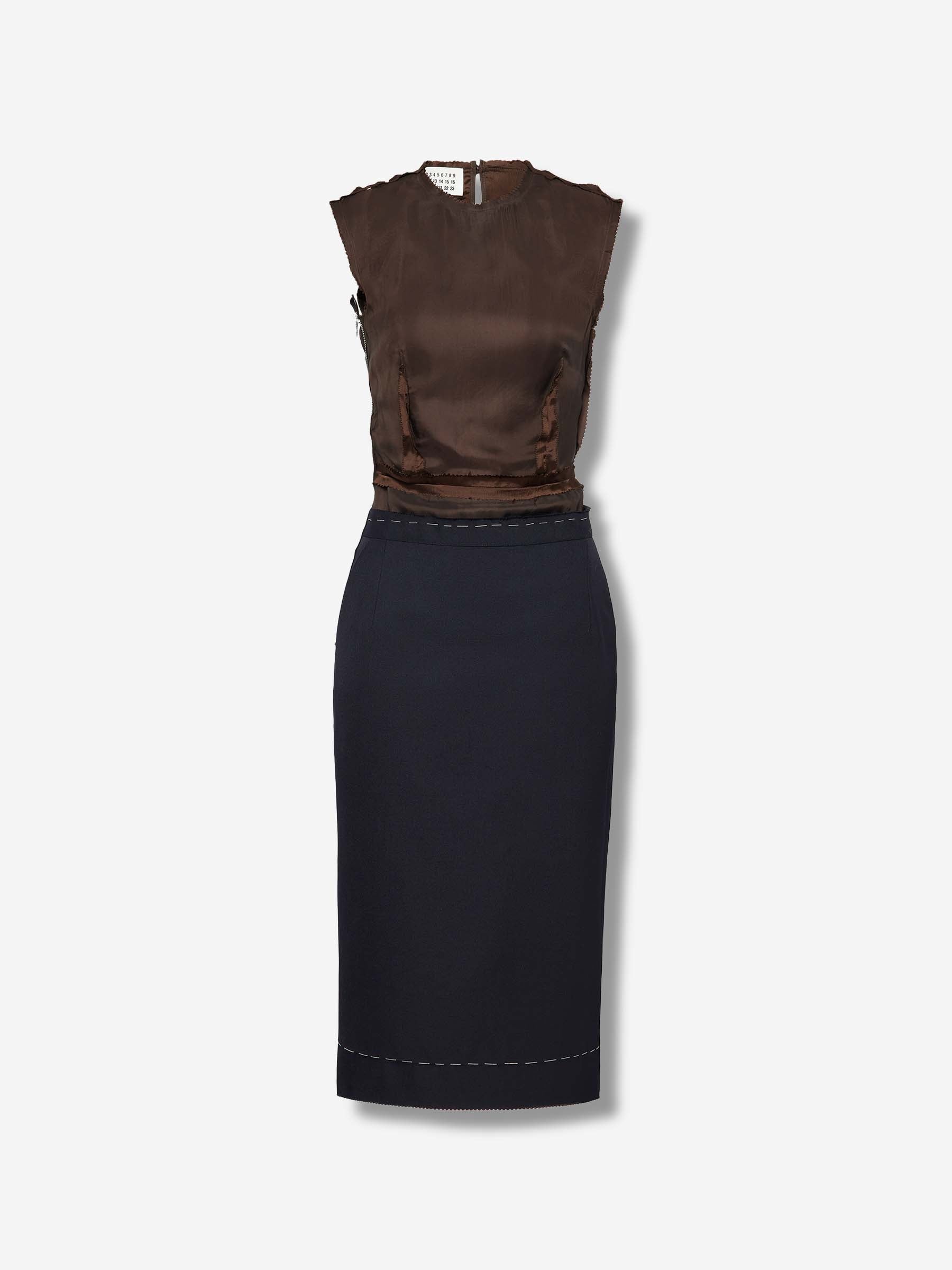 Оригінальна MIDI Dress Work-In-Progress Maison margiela – боковий вид