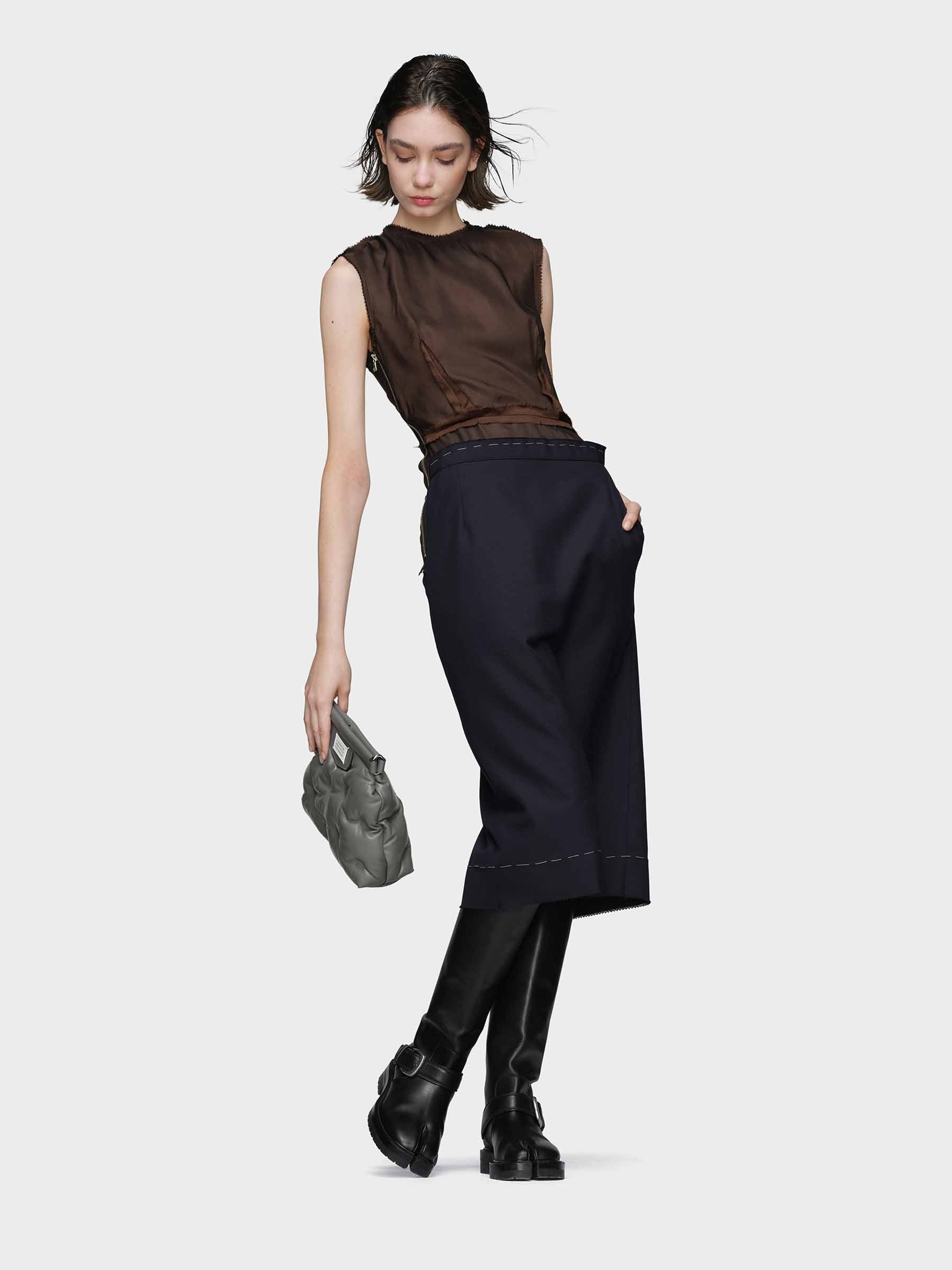 Оригінальна MIDI Dress Work-In-Progress Maison margiela – вид ззаду