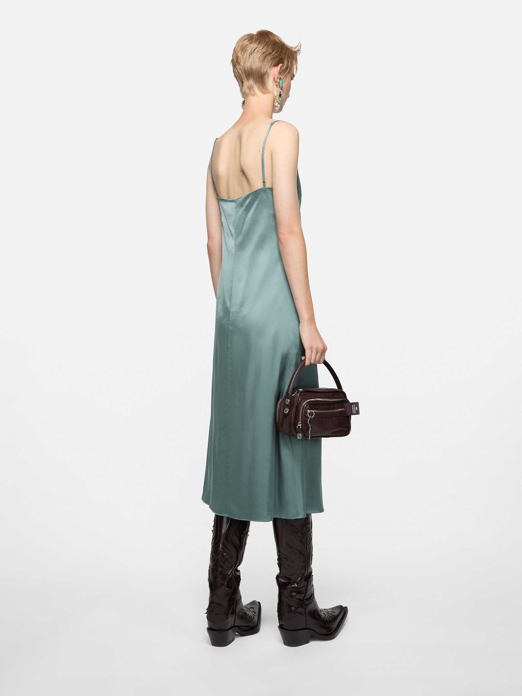 Satin MIDI Dress Acne studios оригінал – Купити в Україні – збільшений вид