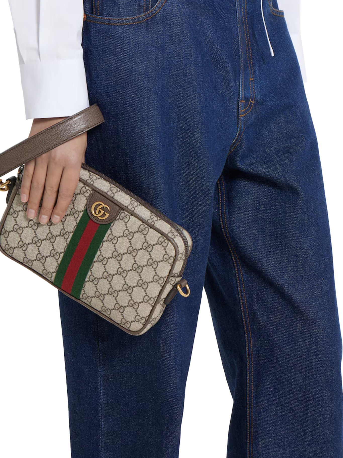 Оригінальна Ophidia Small Shoulder Bag Gucci – детальний вид