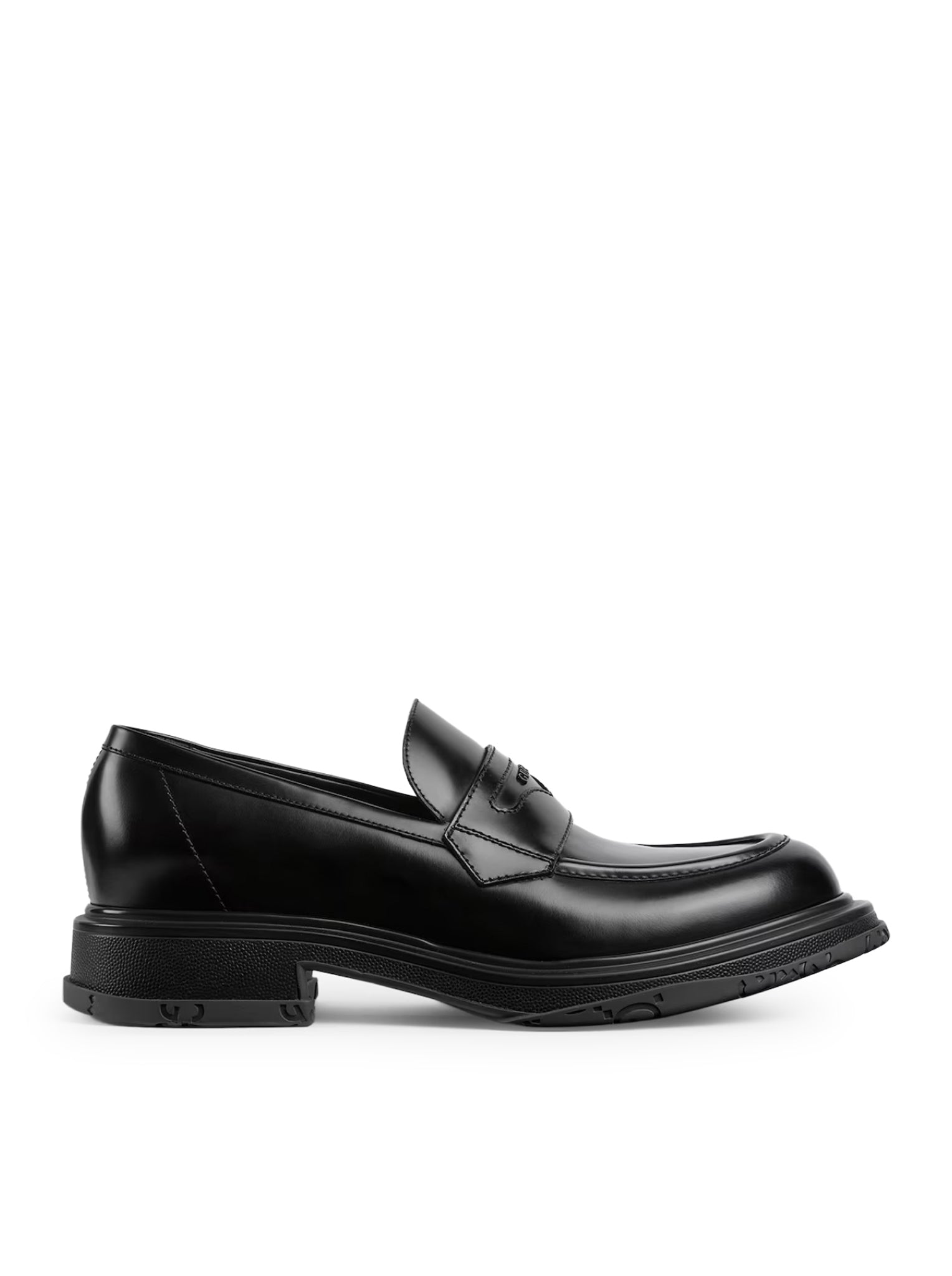 Оригінальна Loafer With Tone-On-Tone Logo Gucci – боковий вид