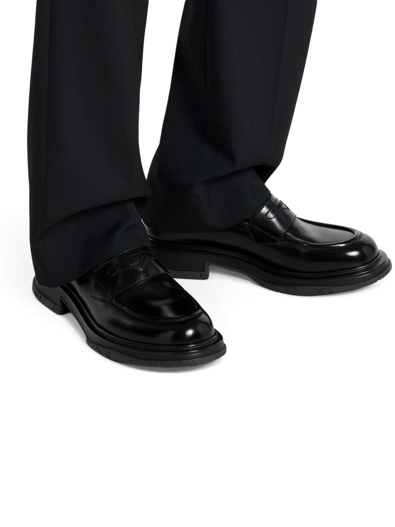 Оригінальна Loafer With Tone-On-Tone Logo Gucci – детальний вид