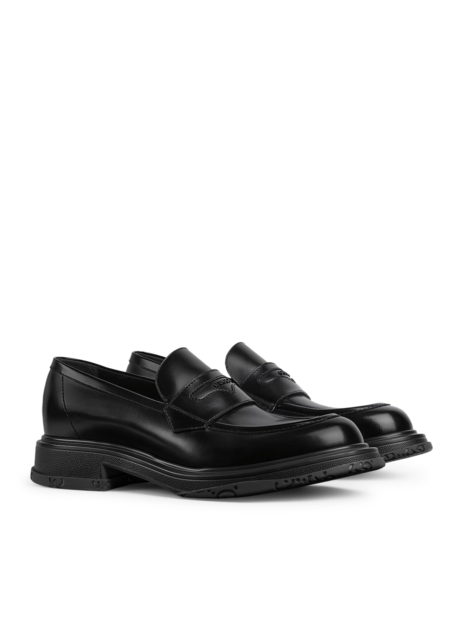 Оригінальна Loafer With Tone-On-Tone Logo Gucci – збільшений вид