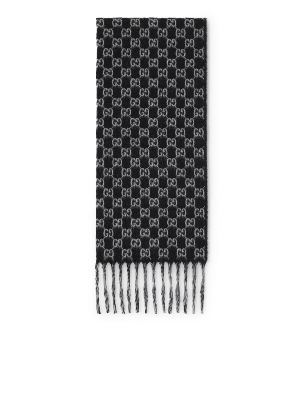 Оригінальна Gg Wool And Cashmere Scarf Gucci – боковий вид