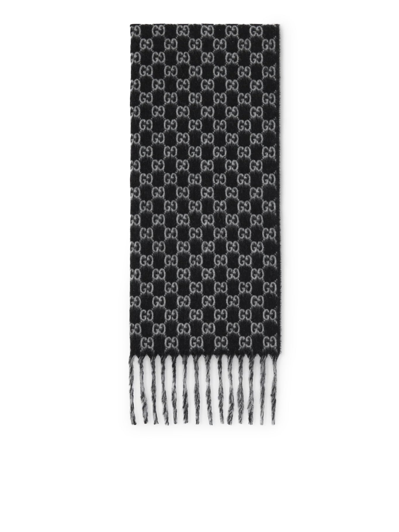 Оригінальна Gg Wool And Cashmere Scarf Gucci – боковий вид