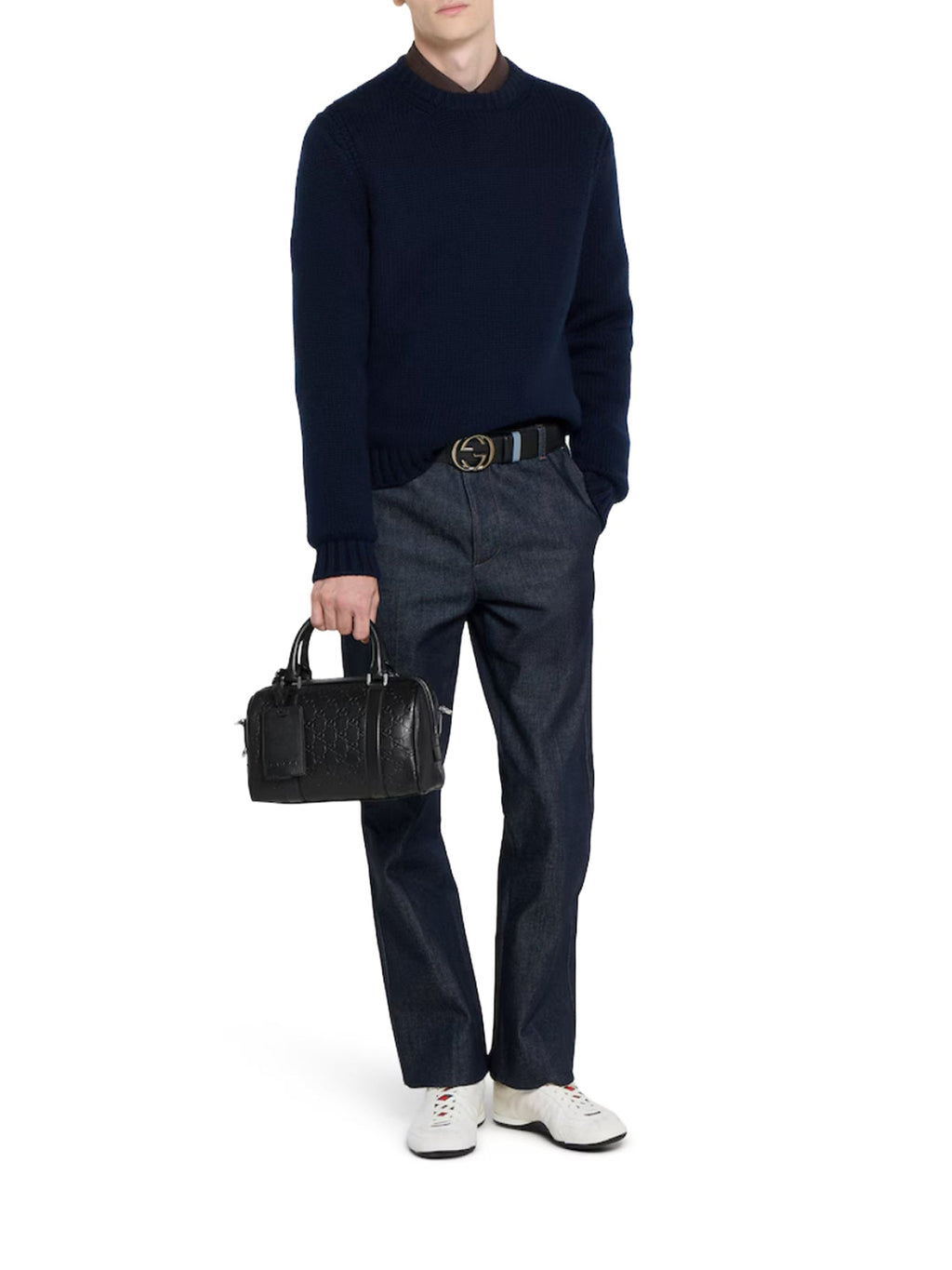 Gg Emblem Small Duffle Bag Gucci оригінал – Купити в Україні – вид ззаду