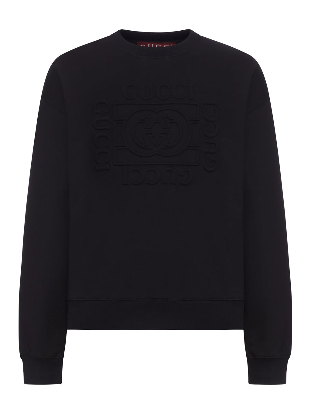 Brushed Cotton Jersey Sweatshirt With Logo Gucci оригінал – Купити в Україні – боковий вид