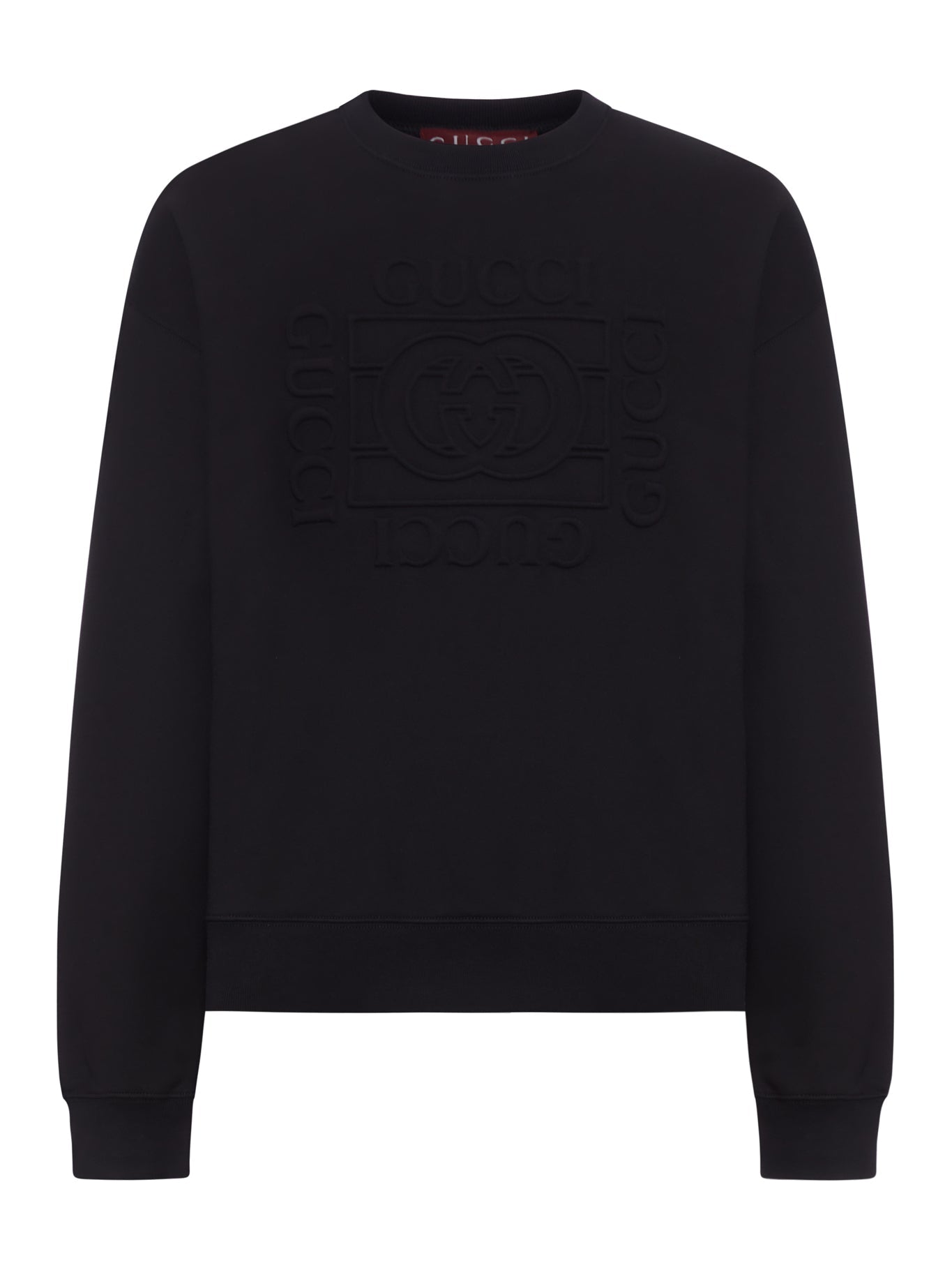 Brushed Cotton Jersey Sweatshirt With Logo Gucci оригінал – Купити в Україні – боковий вид