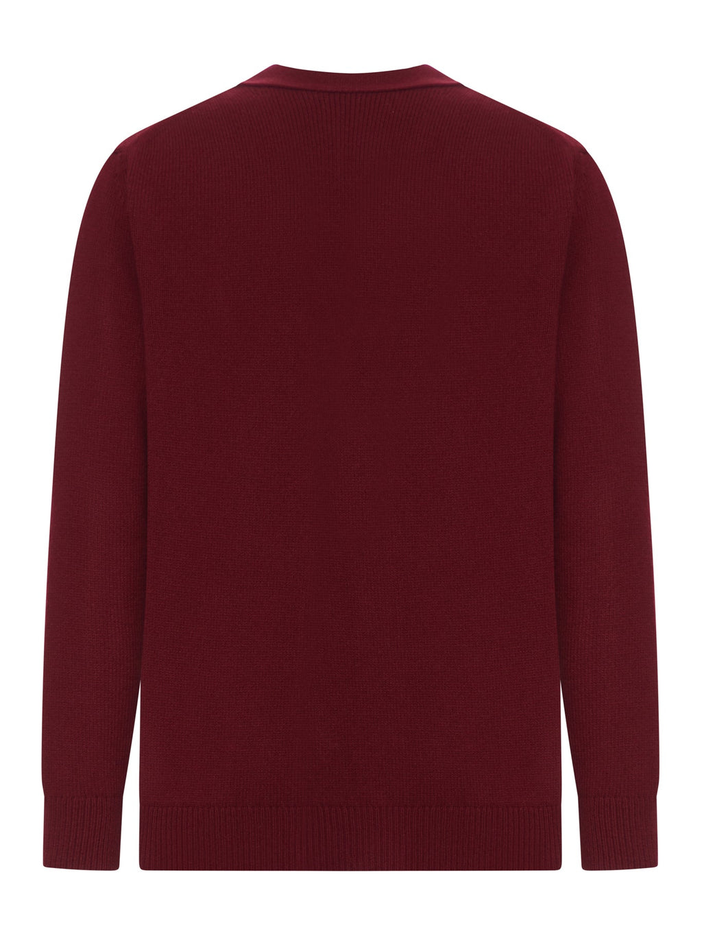 Оригінальна Cashmere Cardigan With Logo On The Chest Gucci – вид ззаду