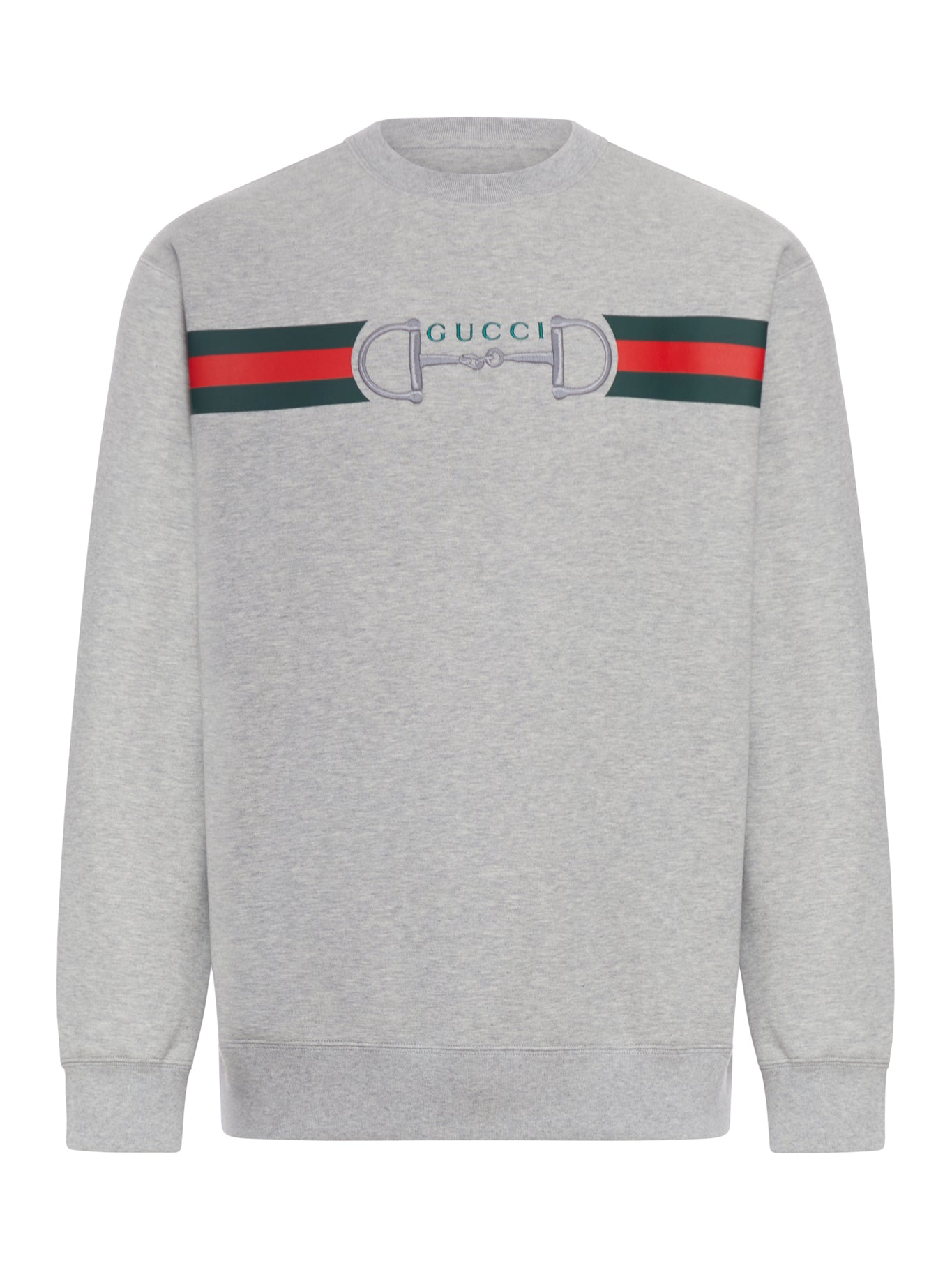 Cotton Jersey Sweatshirt With Printed Logo Gucci оригінал – Купити в Україні – боковий вид