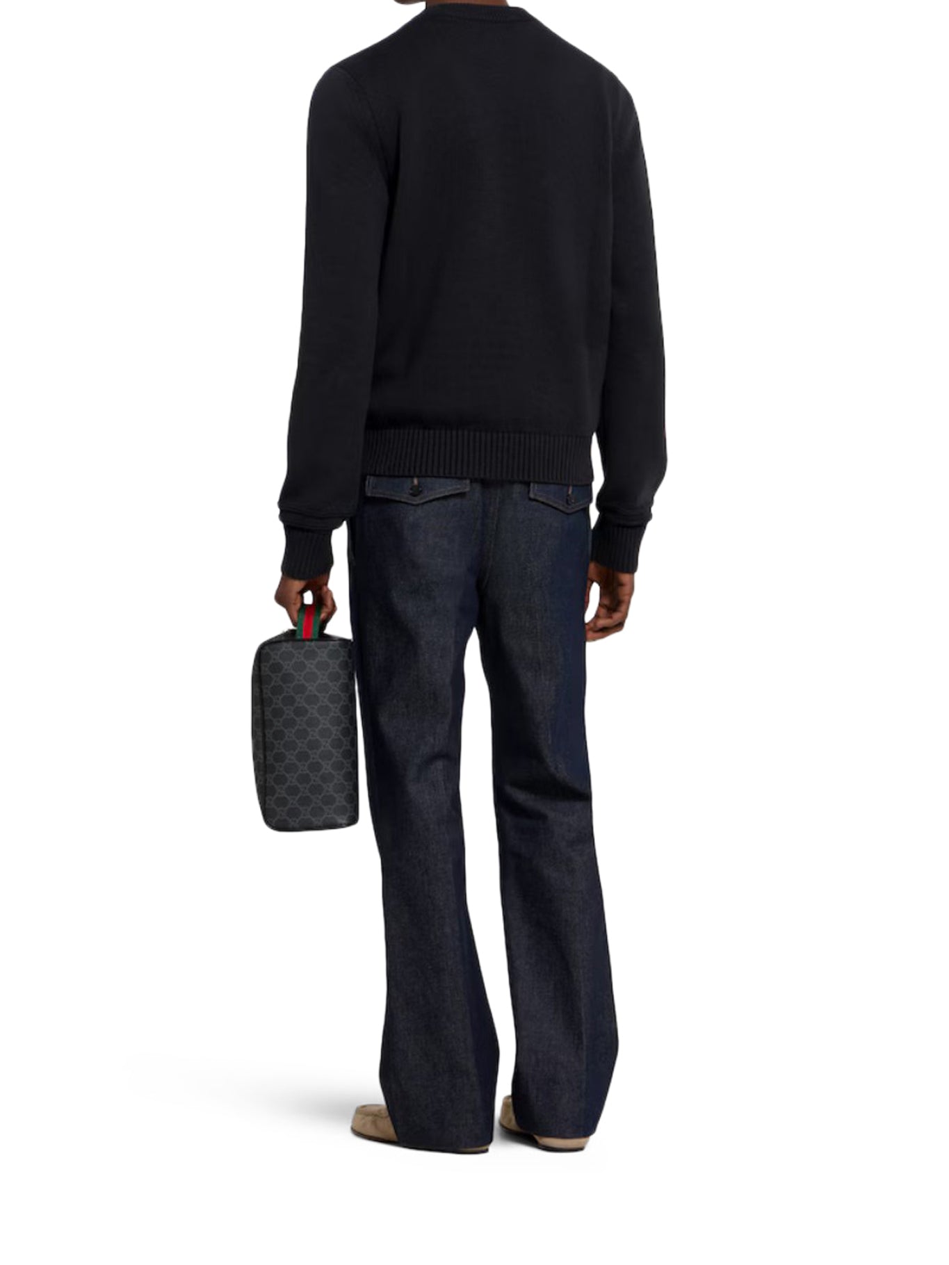 Cotton Knitted Sweater With Intarsia Gucci оригінал – Купити в Україні – детальний вид